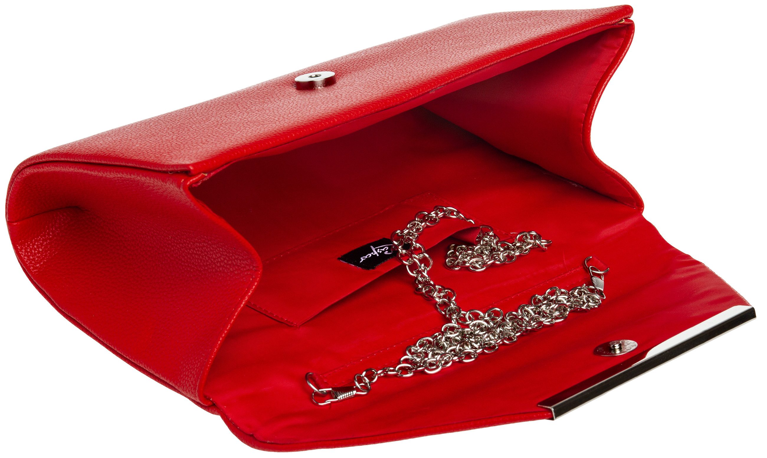 Caspar Clutch TA419 Damen XL Abendtasche – Bild 4 von 5
