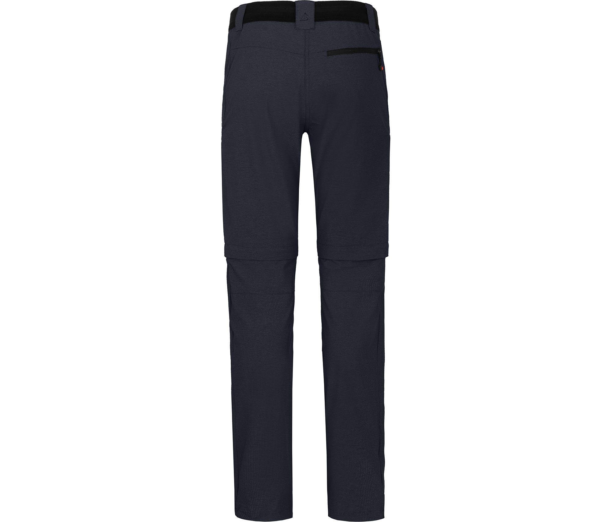 Bergson Zip-off-Hose PORI Zipp-Off elastisch, blau Nacht Damen Normalgrößen, robust, Wanderhose