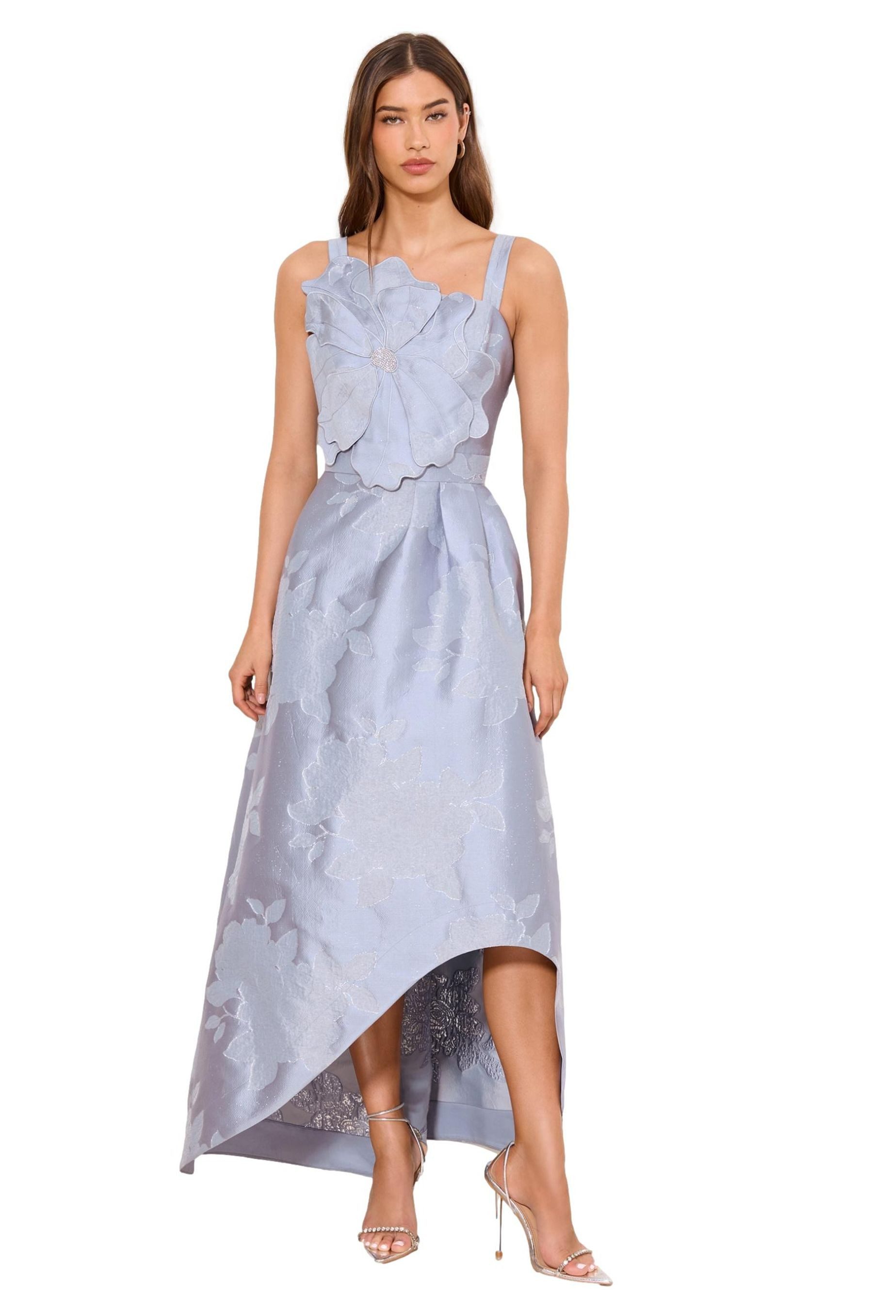 LIPSY Partykleid Lipsy asymmetrisches Ballkleid in Maxilänge (1-tlg)
