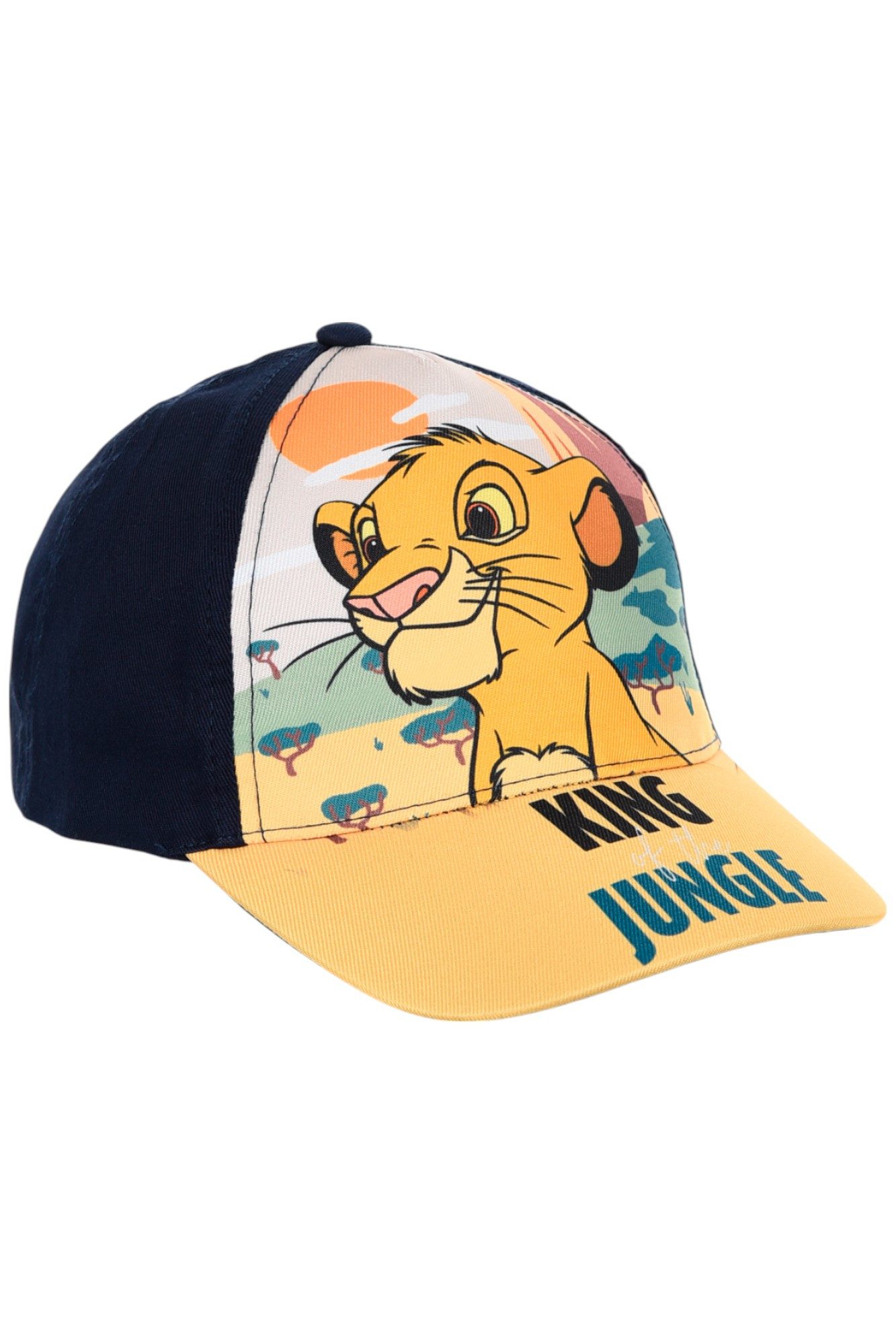 Disney The Lion King Baseball Cap Simba - King of the Jungle Jungen Sommerkappe Größe 52-54 cm