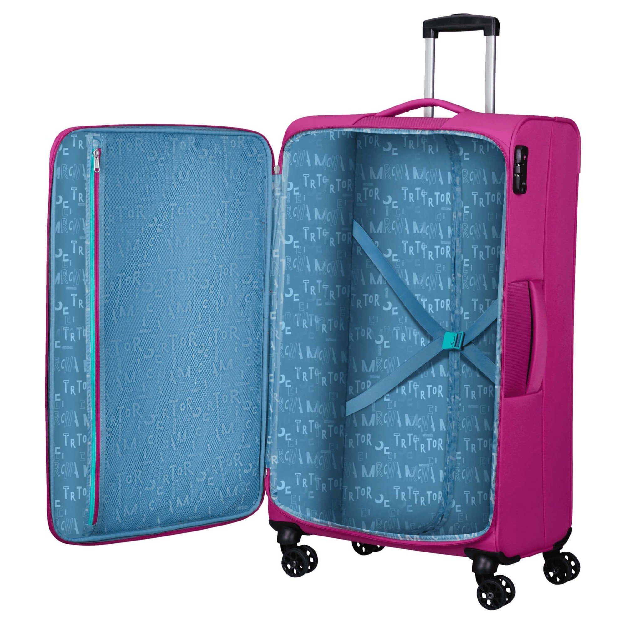 American Tourister® 4-Rollen-Trolley Trolley 4 fuchsia 80 cm, deep Rollen Sea Seeker L 