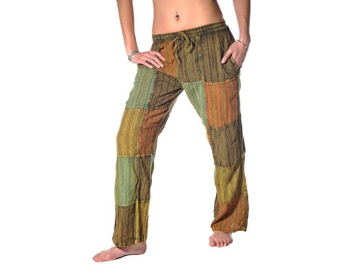 SIMANDRA Pumphose Patchwork (1-tlg) mit Bindeband