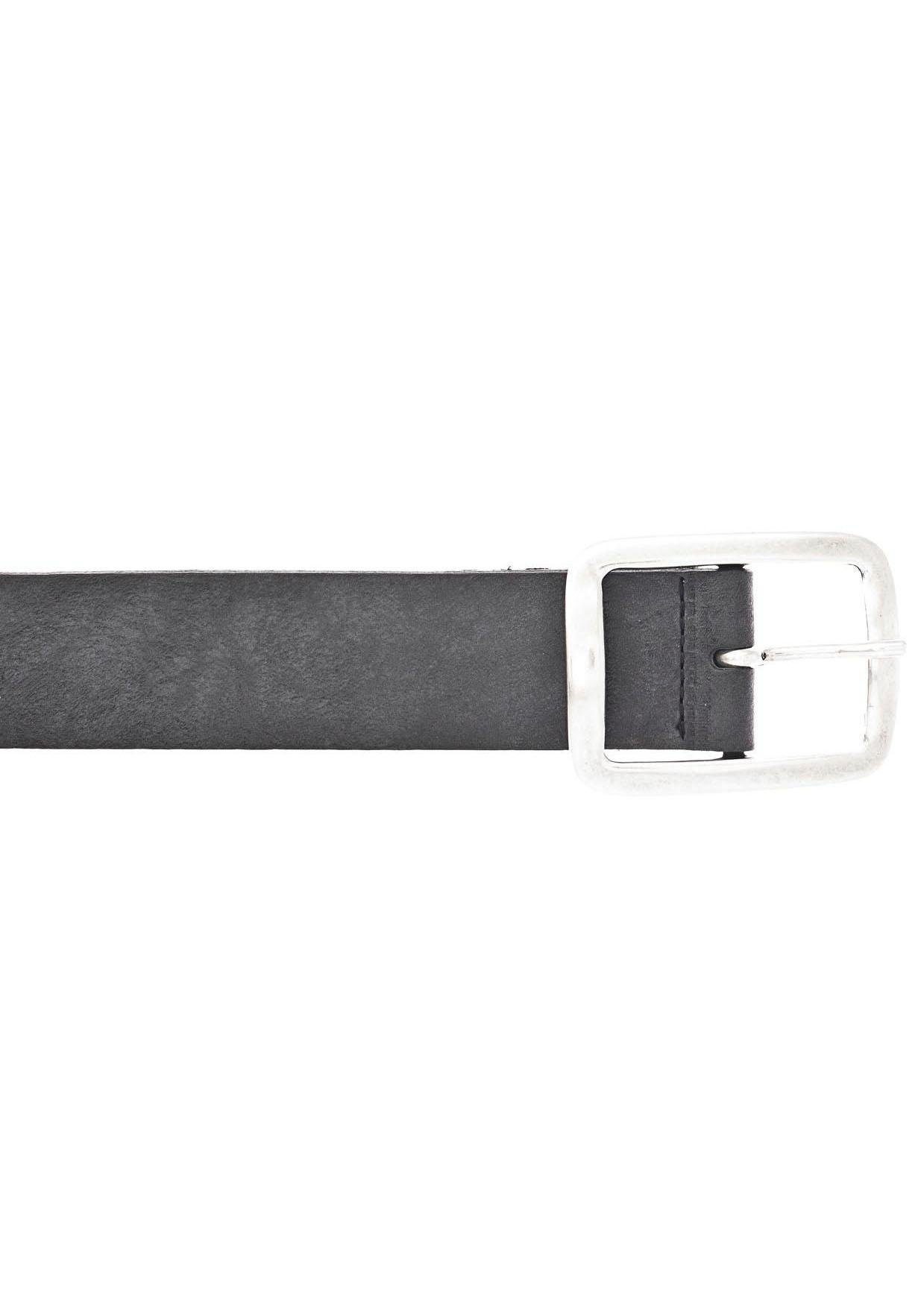 charakteristisch Ledergürtel mit schwarz und Look Oberfläche, Vanzetti geölter gekalkter Vintage