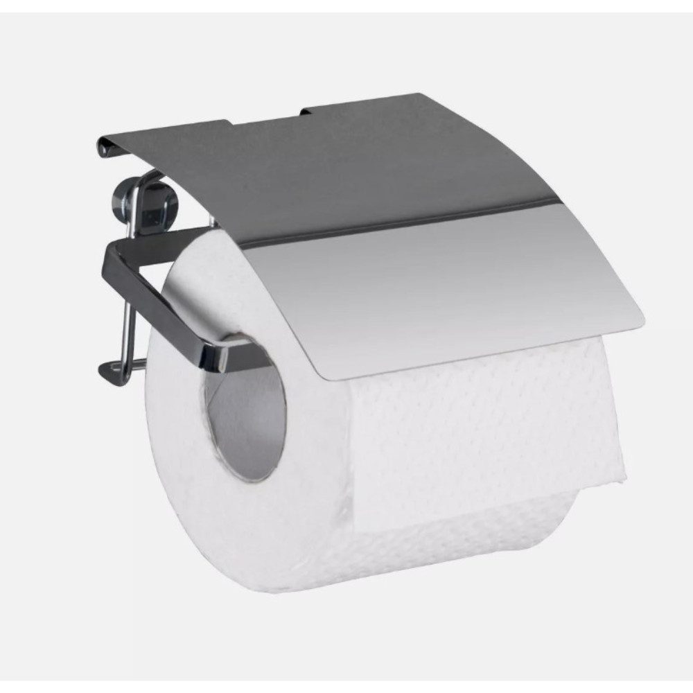 WENKO Держатели для туалетной бумаги Rollenhalter Toilettenpapier Bad (Spar-Set, 1-St., rostfrei langlebig), rostfrei