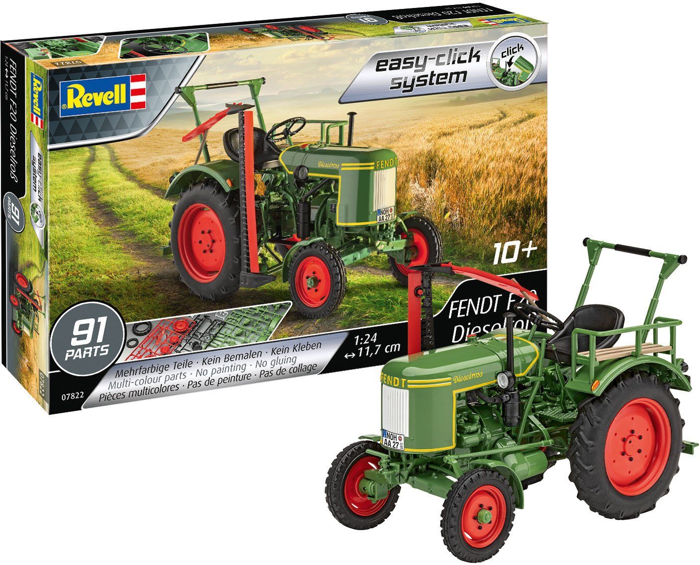 Revell® Modellbausatz Fendt F20, Maßstab 1:24, Made in Europe