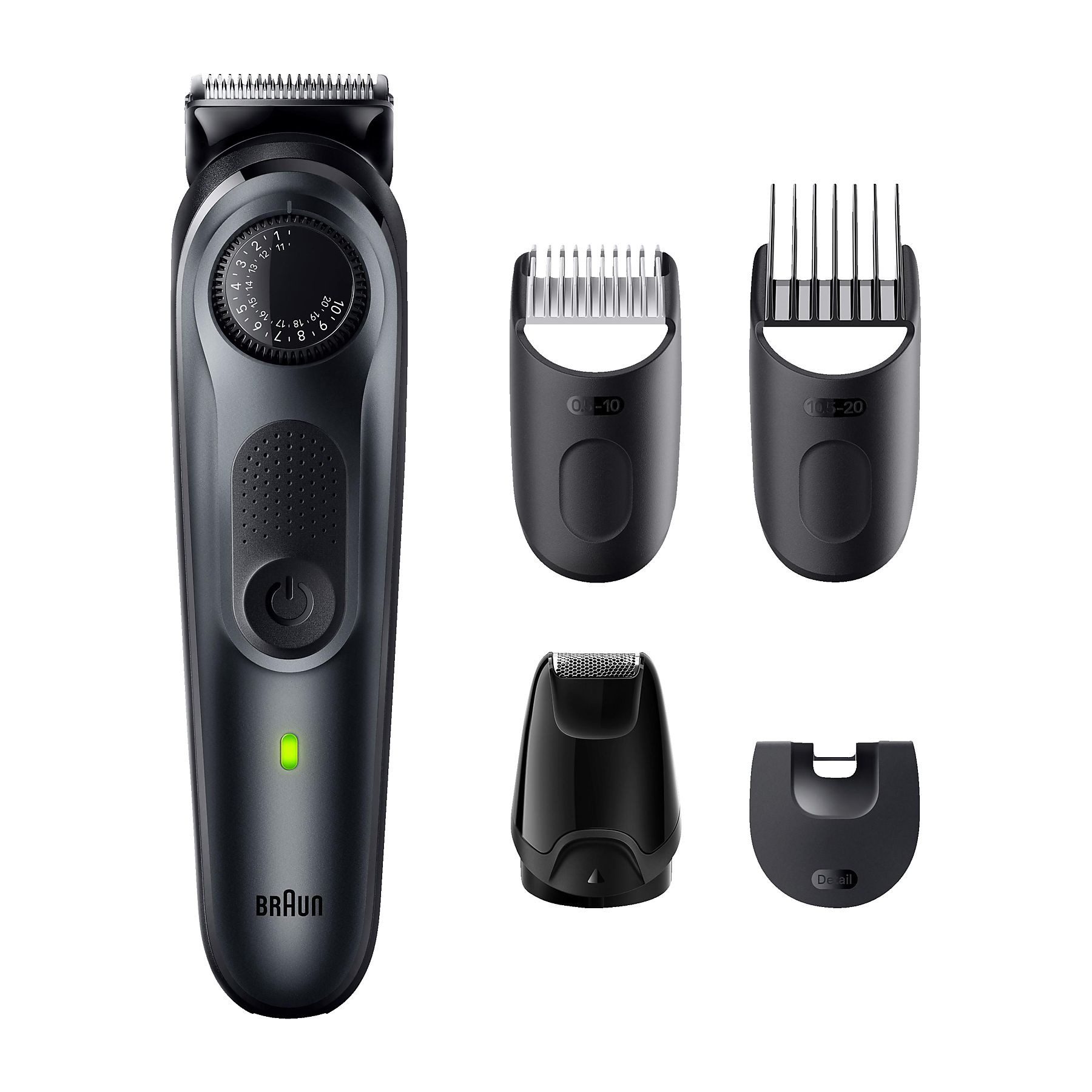 Braun Триммер для бороды Beard Триммеры Series 5 BT5 mit 39 Длинаneinstellungen, Lebenslang scharfe Klingen, Abwaschbar, Langhaarschneider-Aufsatz