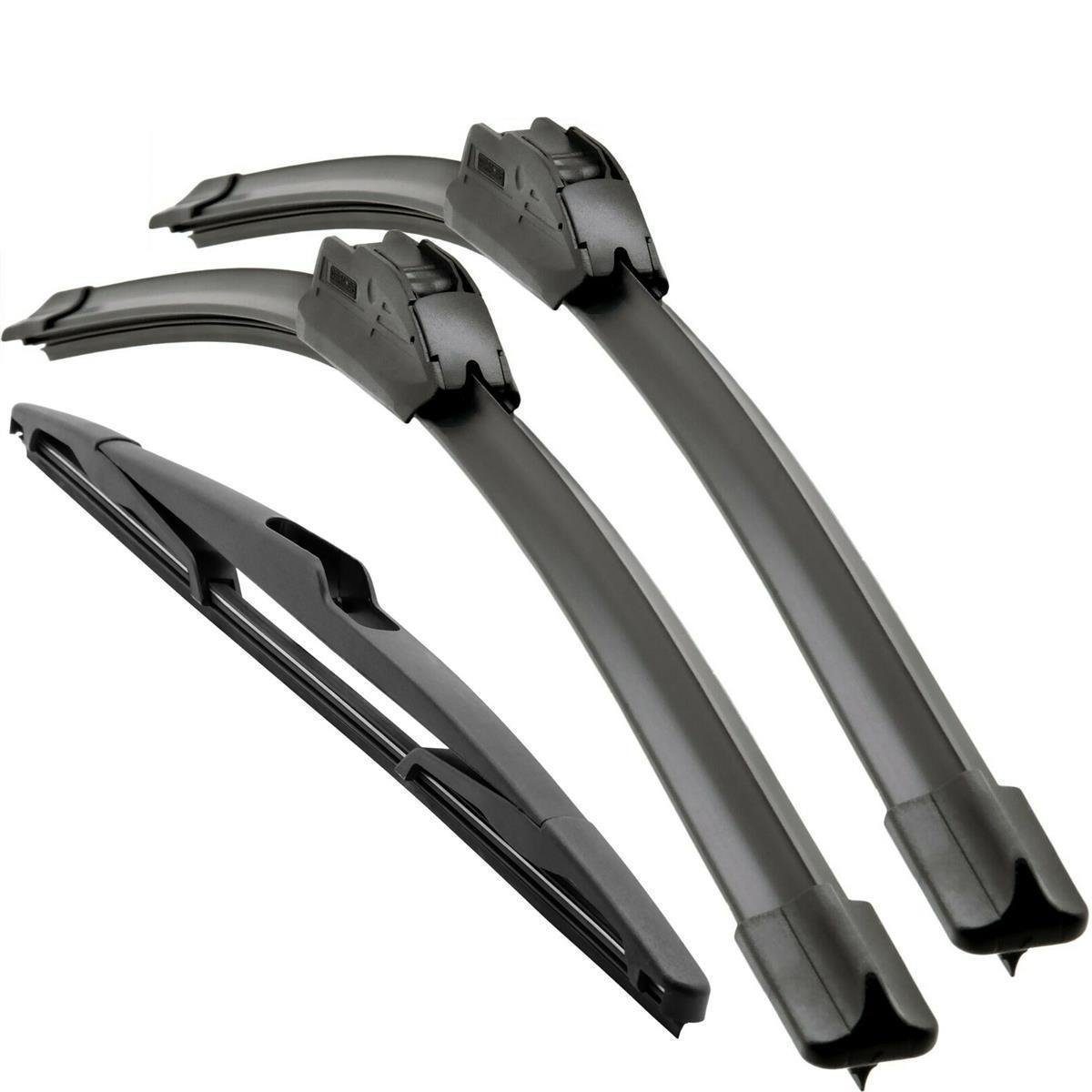 Trades Best Scheibenwischblätter für Mazda CX-5 (2012-2016), vorne und hinten, (Komplett-Set), Scheibenwischer Front- und Heckscheibe