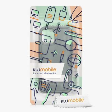 kwmobile Handyhülle Hülle für Apple iPhone 12 / 12 Pro - Case mit TPU Bumper, Kunststoff Handy Cover mit ausklappbarem Ständer