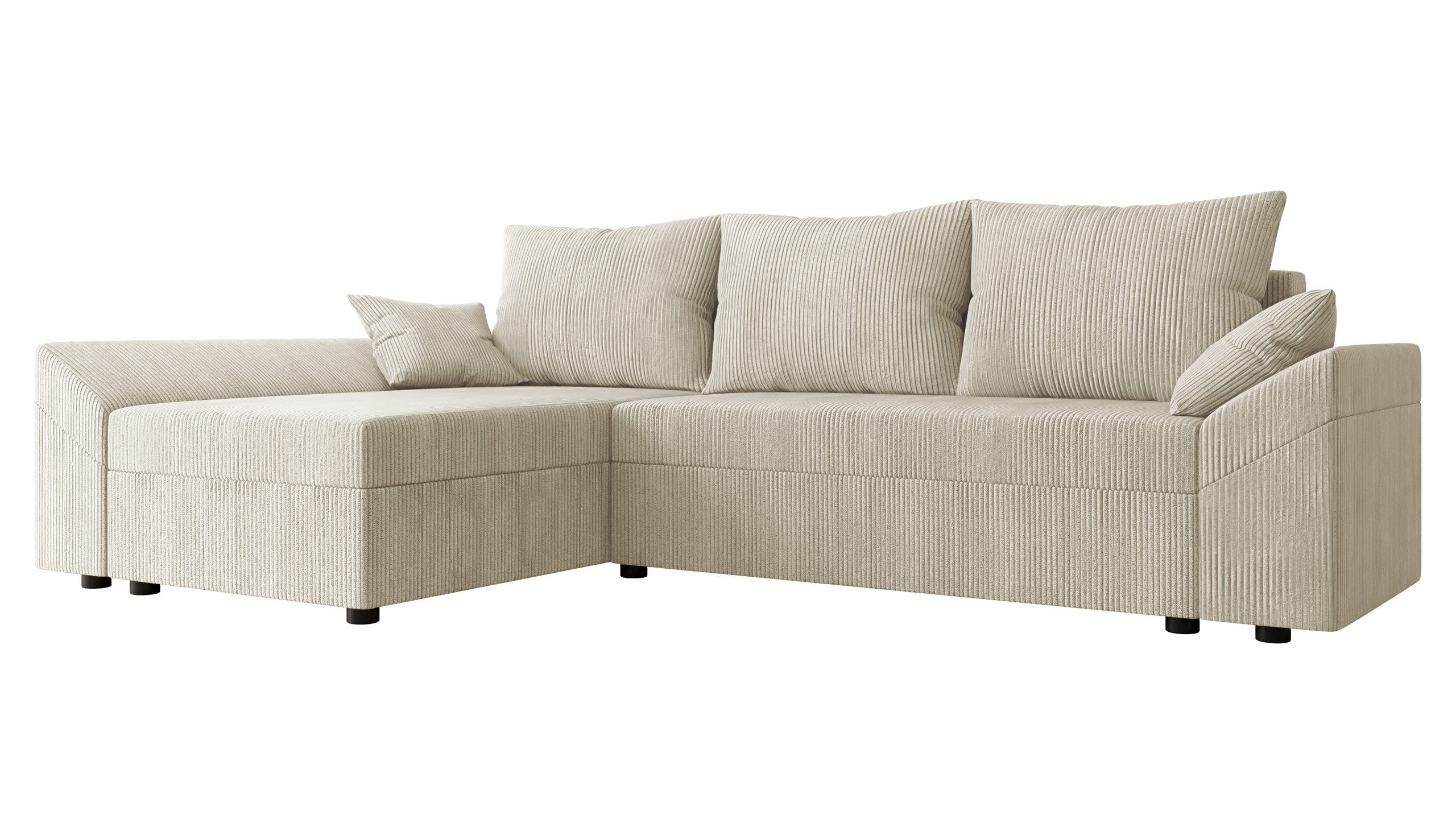 MIRJAN24 Ecksofa Dante L Cord, mit günstig online kaufen