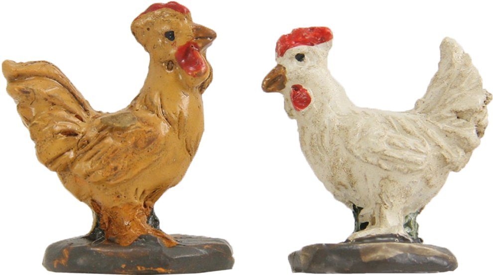 FADEDA Tierfigur 2x FADEDA Hühner, Höhe in cm: 2,1 (2 St)