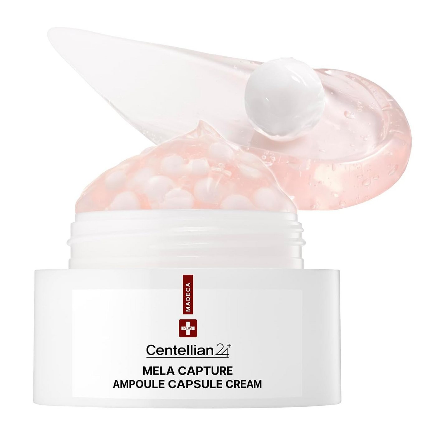 Centellian24 Tagescreme Madeca Mela Capture Ampoule Capsule Cream 55 ml – aufhellende Feuchtigkeitscreme mit Niacinamide, Cica, Peptiden und Hyaluronsäure, für ebenmäßigen, strahlenden Teint