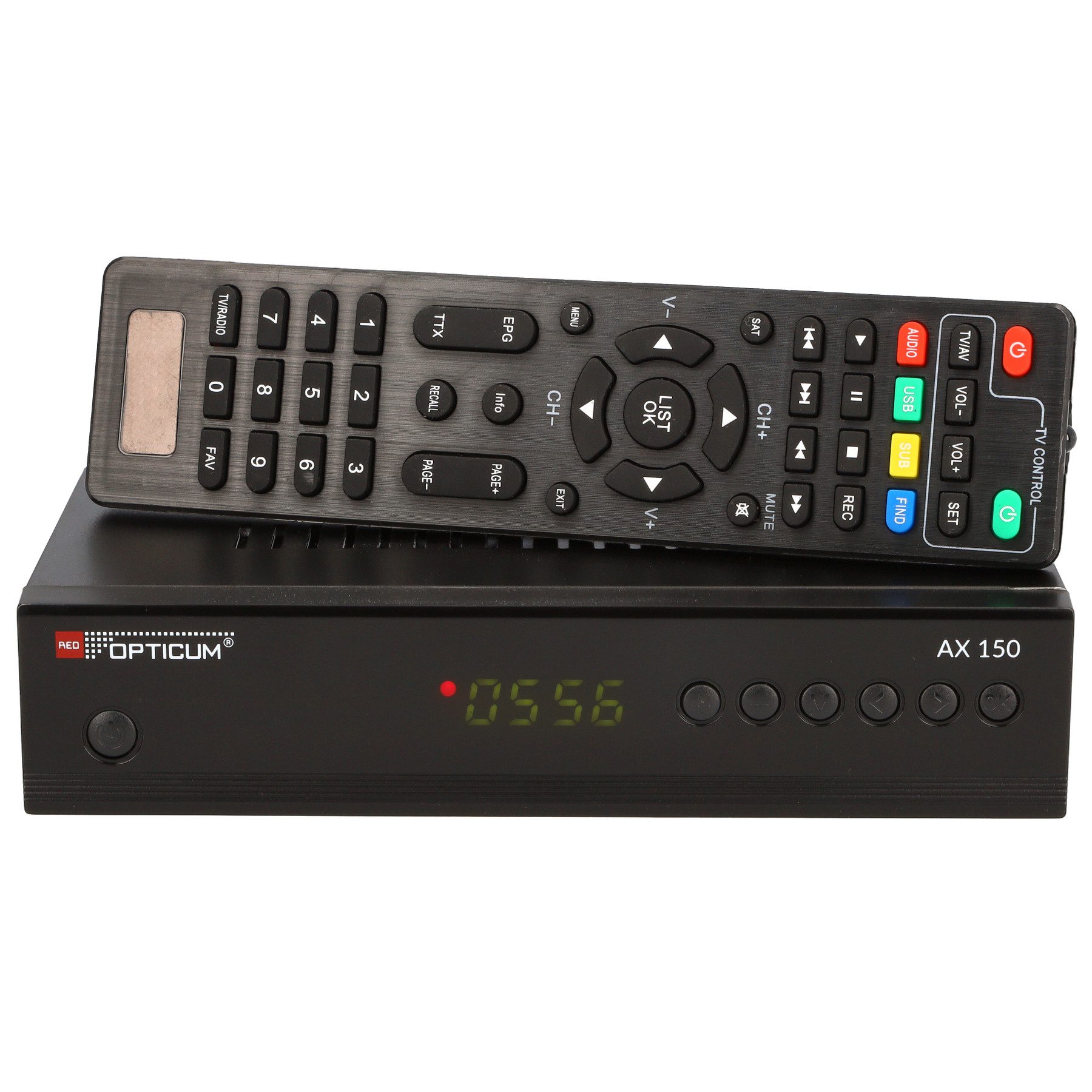RED OPTICUM RED OPTICUM DVB-S HDTV Receiver AX HD 150, PVR Kombigerät