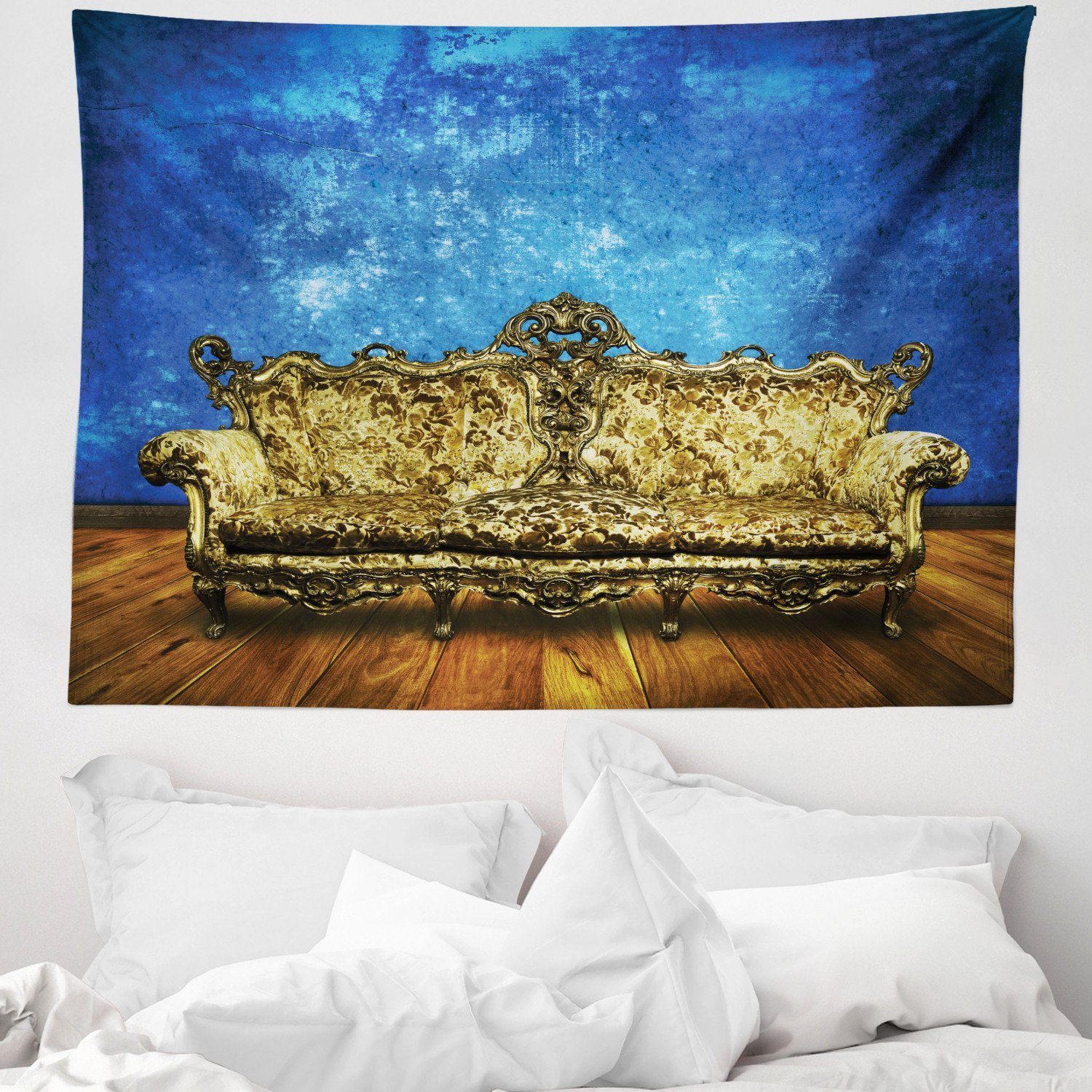 Wandteppich Aus Weiches Mikrofaser Stoff Fur Das Wohn Und Schlafzimmer Abakuhaus Rechteckig Viktorianisch Antik Sofa In Zimmer Online Kaufen Otto