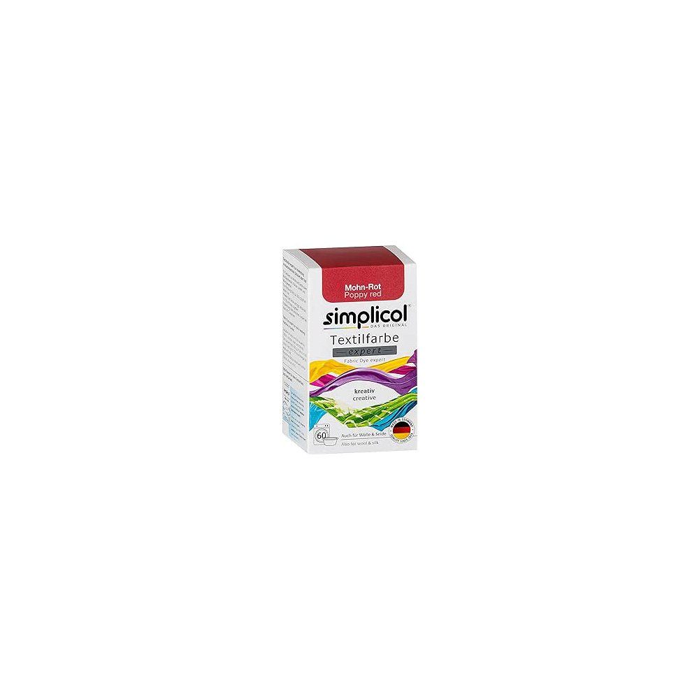 simplicol Textilfarbe Textilfarbe expert Mohn-Rot 1703