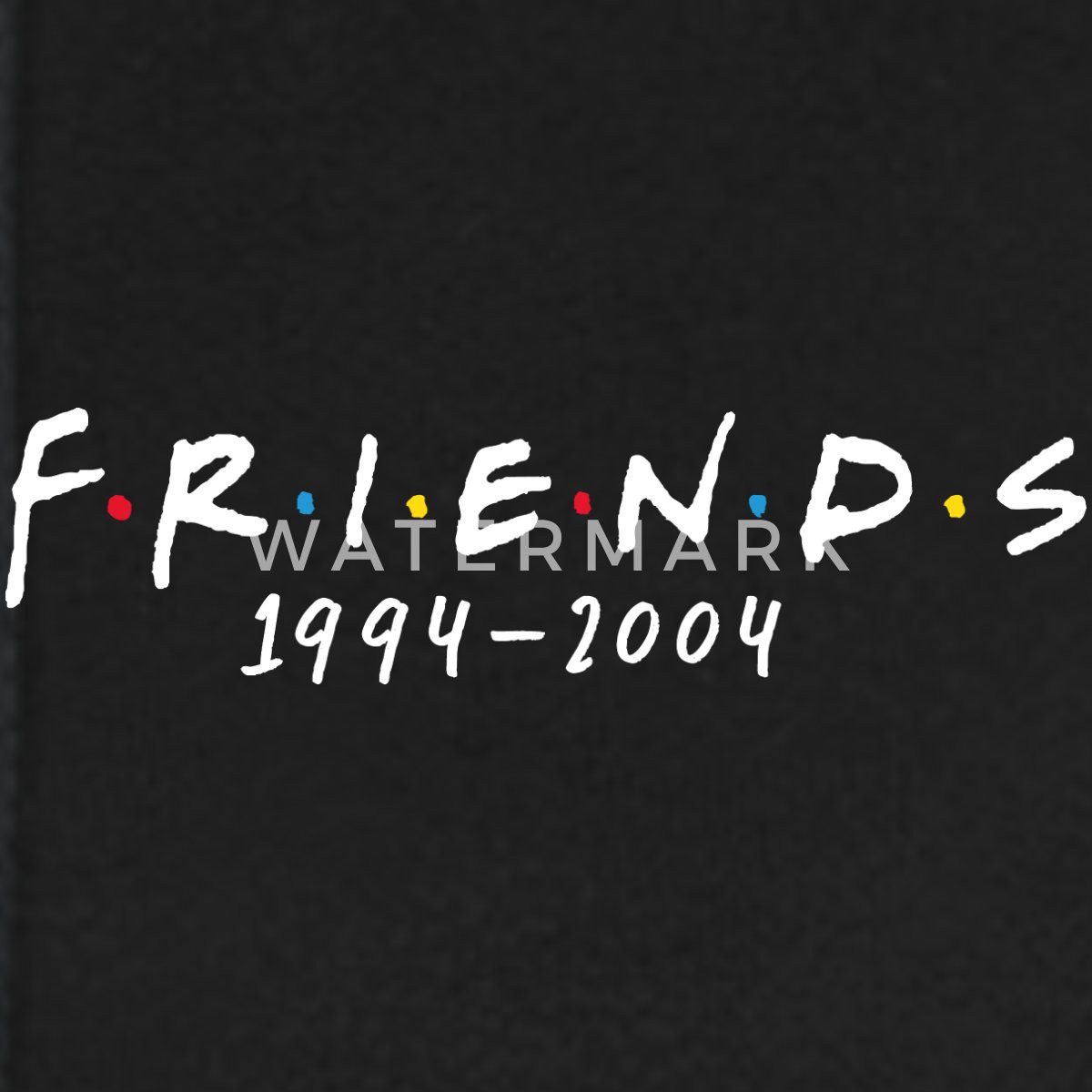 Spreadshirt Hoodie Friends Kleines Logo 1994-2004 günstig online kaufen