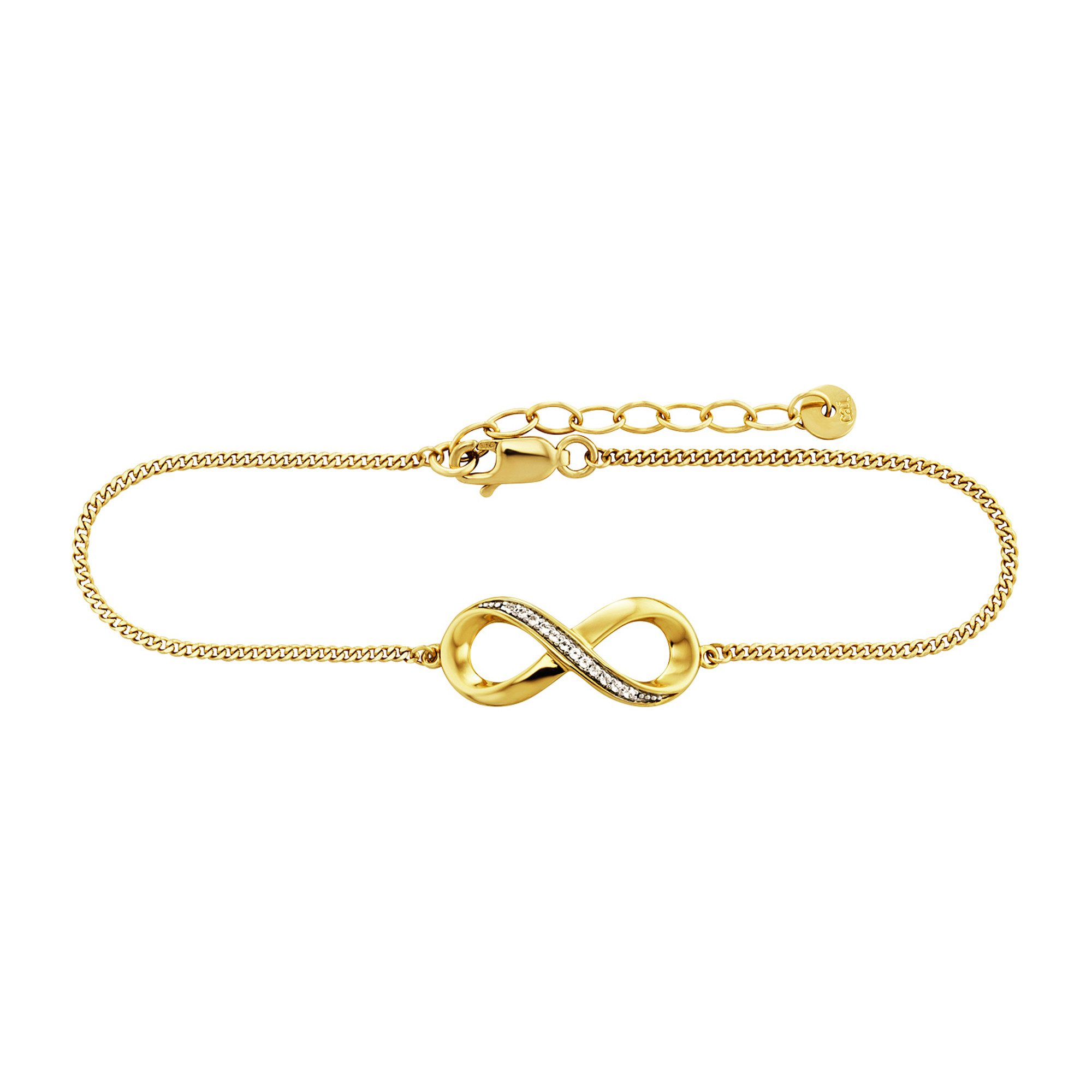 CAÏ Armband 925/- Sterling Silber vergoldet Topas