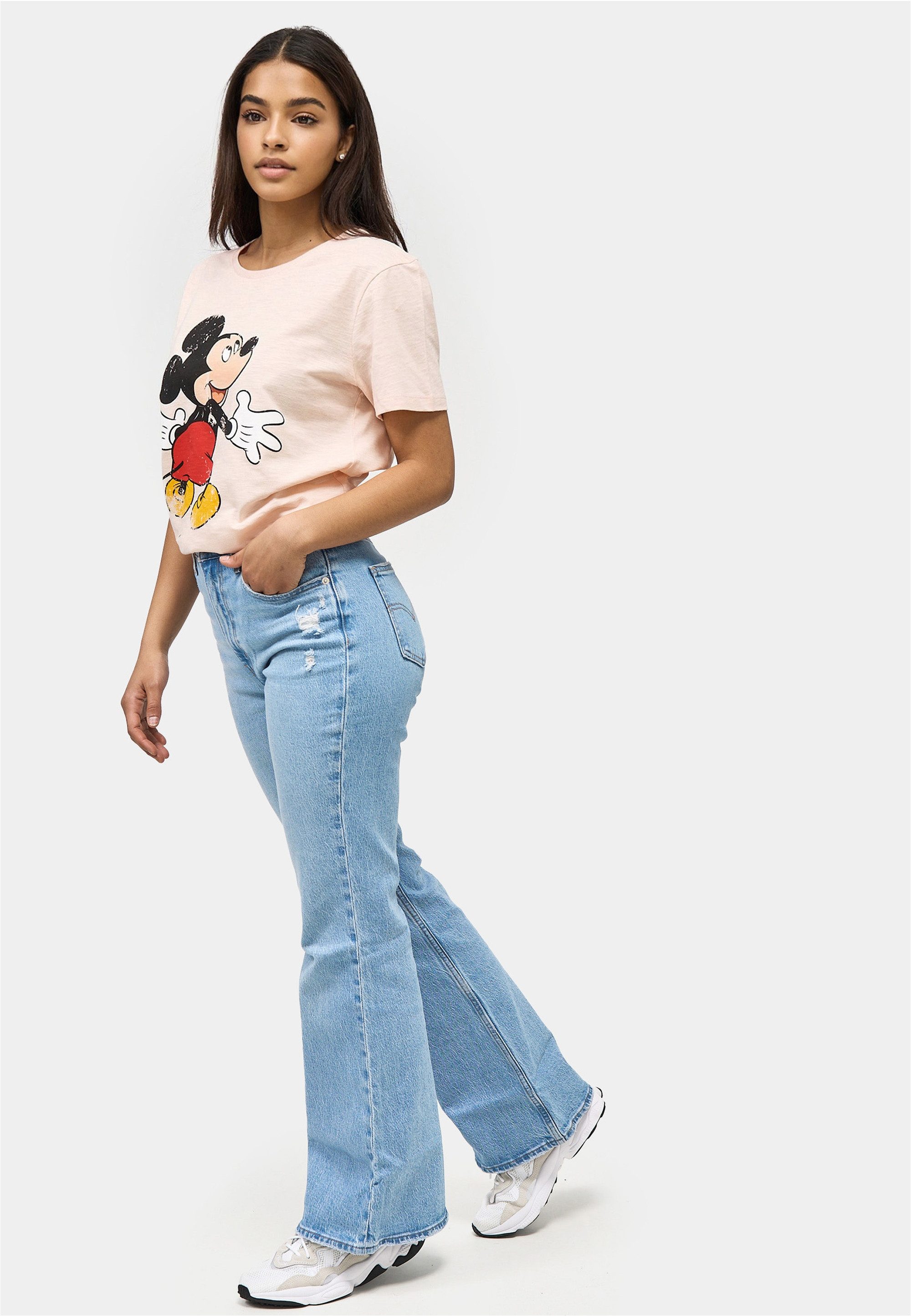 Recovered T-Shirt Mickey Mouse Hug (1-tlg) im zeitlosen Design