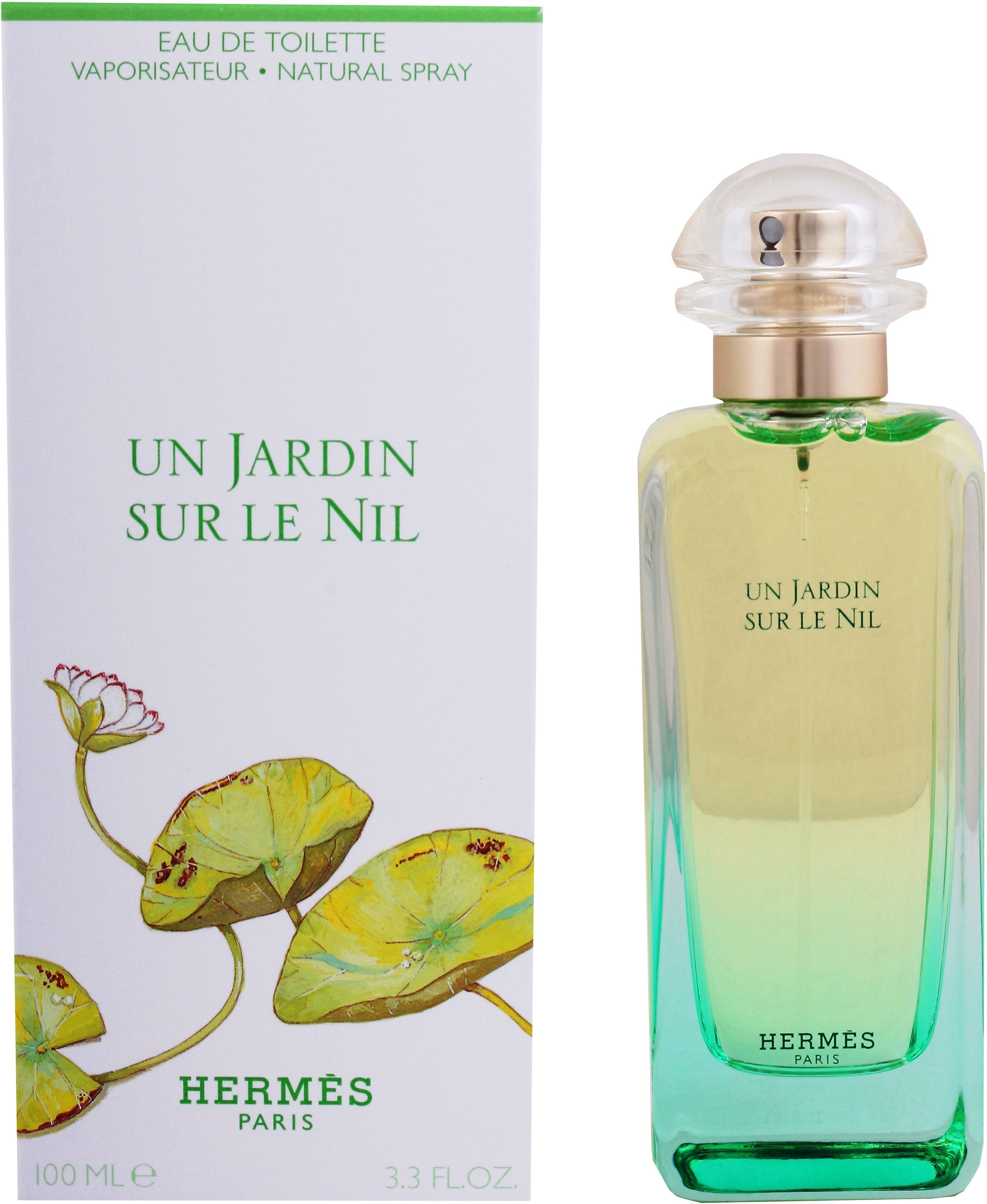 HERMÈS Eau de Toilette Un Jardin Sur Le Nil, mit einer blumigen und fruchtigen Duftnote