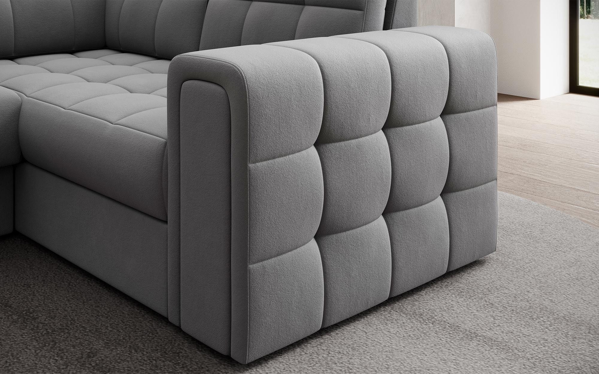 MF Design Wohnlandschaft Blerta, mit Bettfunktion