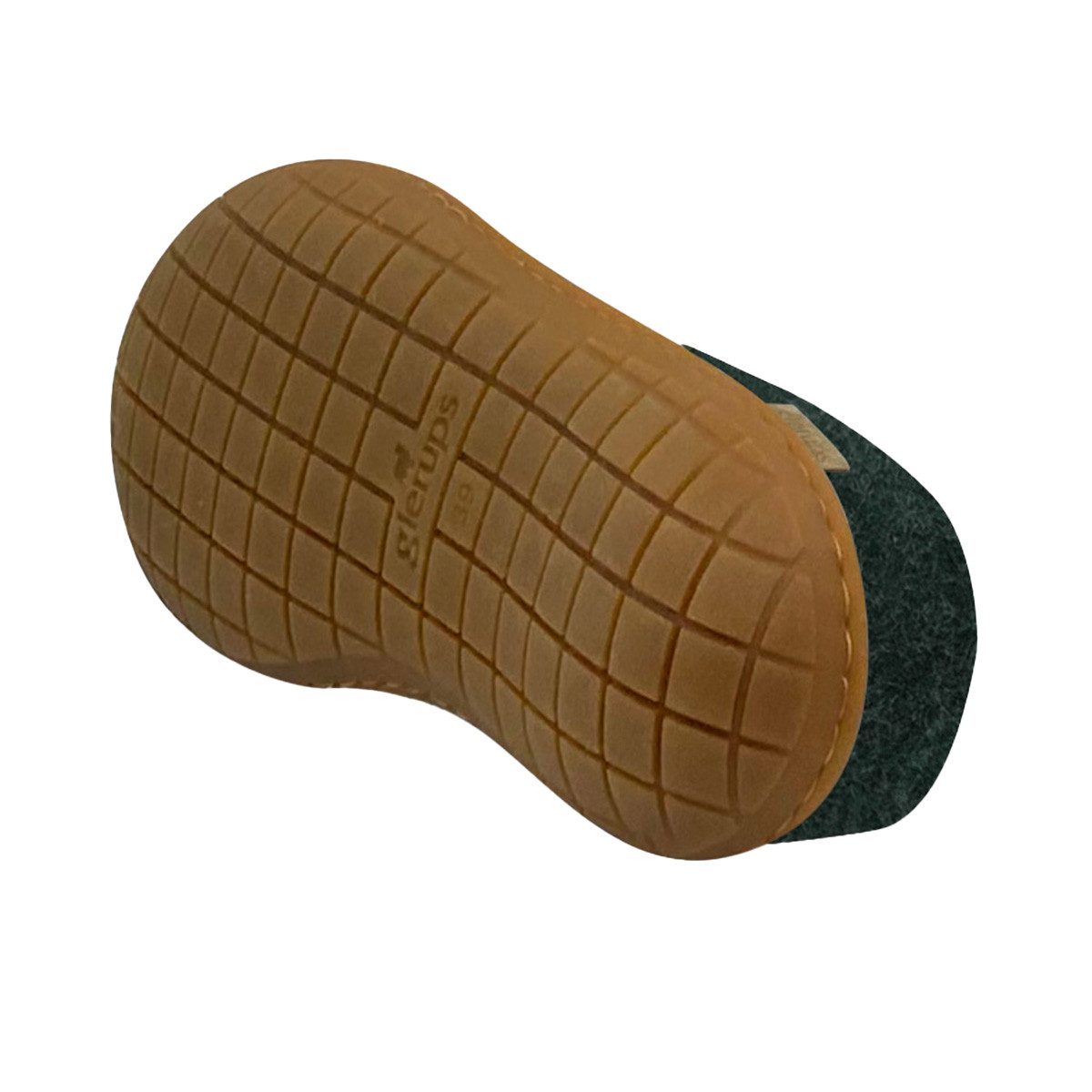 glerups dk Kautschuksohle Pantoffel Pantoffeln - 100% Wolle für hohen Tragekomfort – Bild 4 von 4