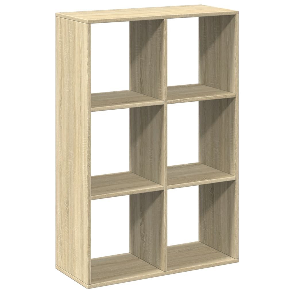 vidaXL Bücherregal Raumteiler-Bücherregal Sonoma-Eiche 69,5x29x103,5 cm, günstig online kaufen