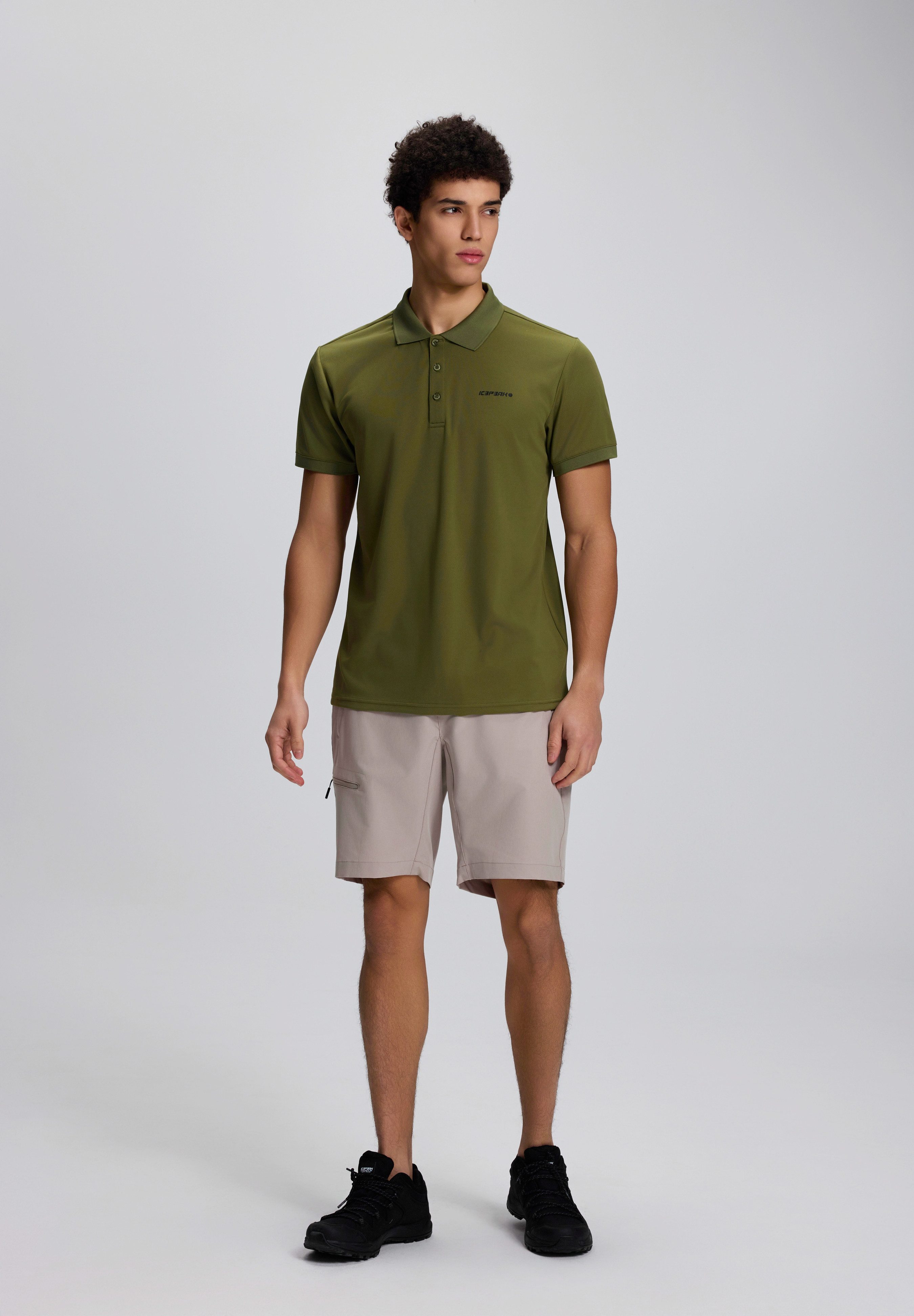 Icepeak Poloshirt BELLMONT mit klassischem Schnitt, aus Polyester