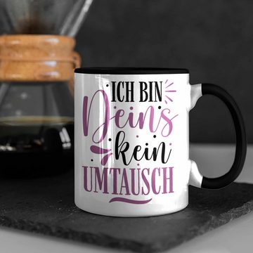 Trendation Tasse Trendation - Tasse für Freund Geschenk mit Sprüchen Valentinstag Kaffeetasse Spruch Ich Bin Deins