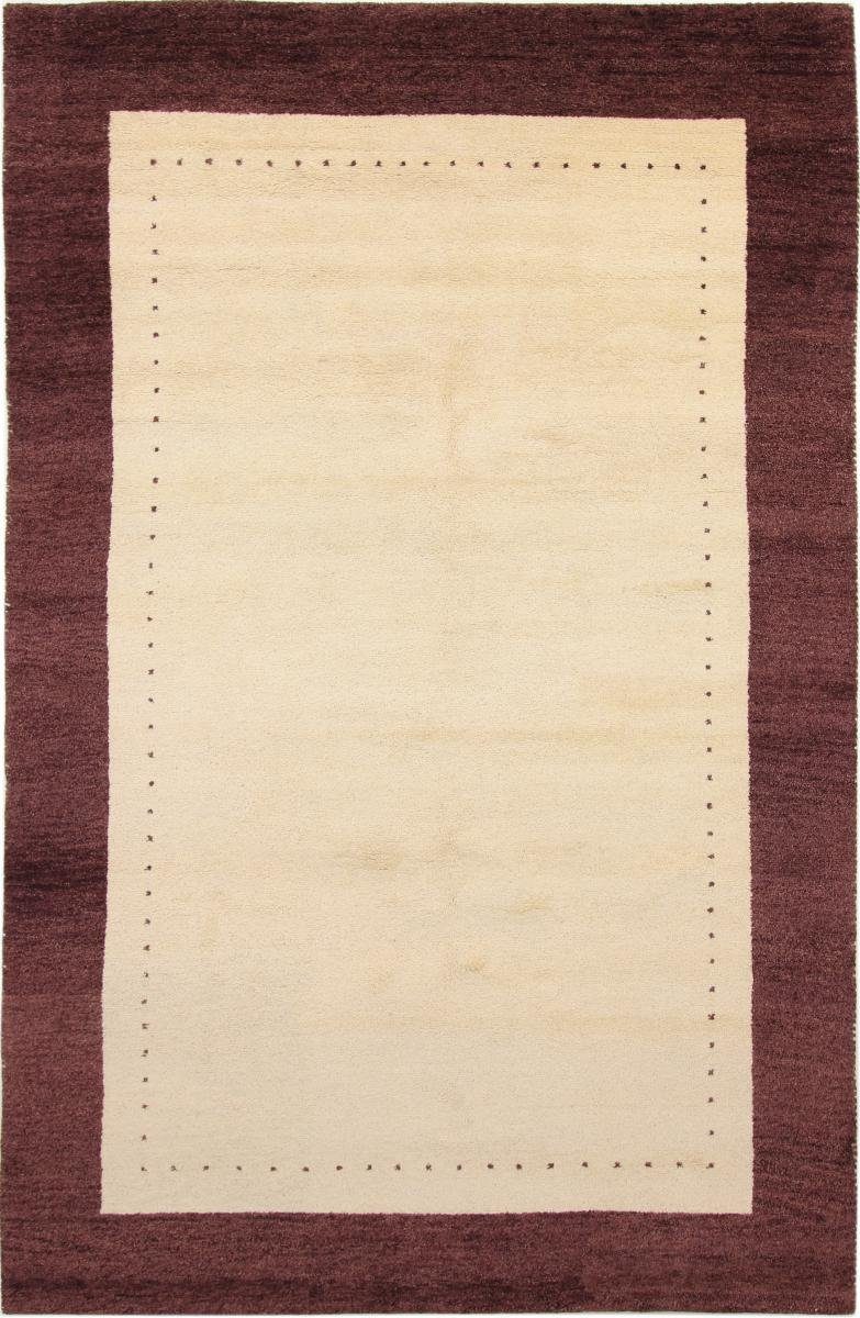 Orientteppich Indo Gabbeh 198x300 Handgeknüpfter Moderner Orientteppich, Nain Trading, rechteckig, Höhe: 15 mm