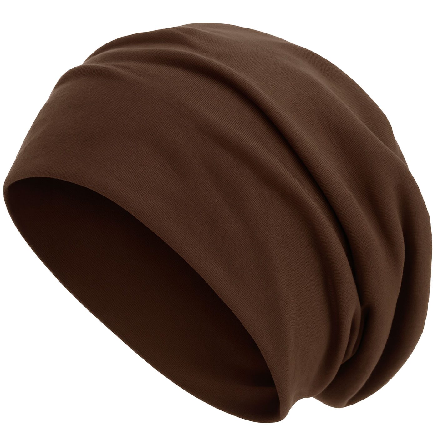 style3 Beanie (1-St) Mütze Damen Herren Haube Sommer Herbst XXL Chemo Schlafmütze Cap
