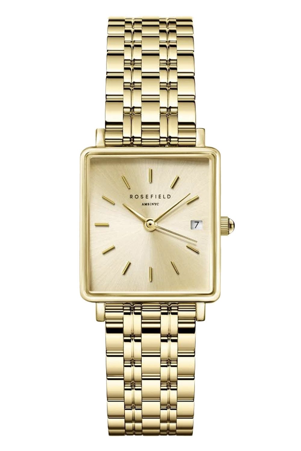 ROSEFIELD Quarzuhr Boxy XS Champagne günstig online kaufen