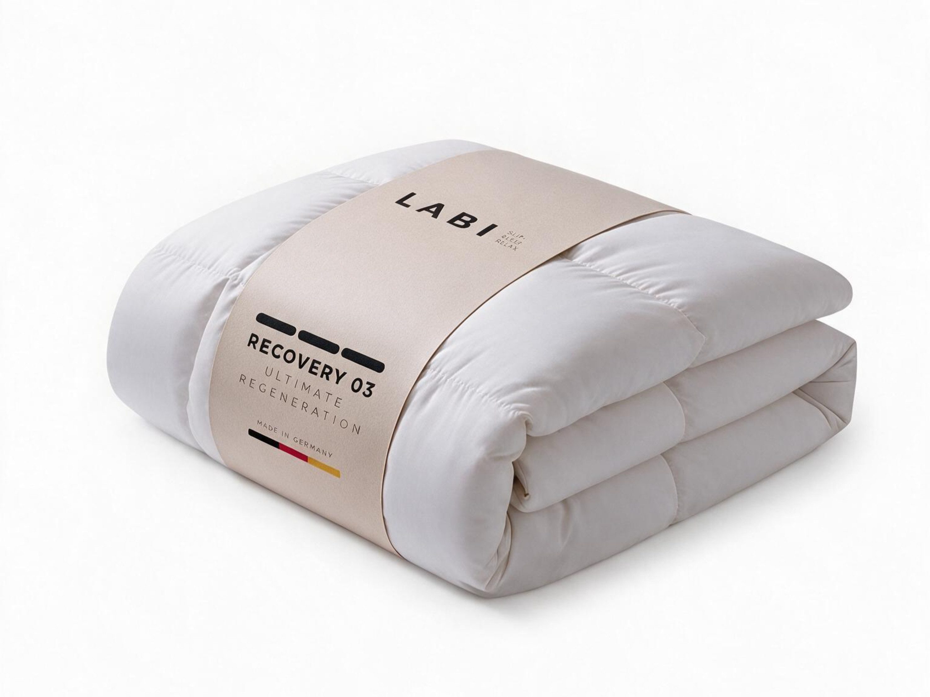 LABI SLEEP Daunenbettdecke LABI Deep Rest, Füllung: 80% Daunen, 20% Federn, Bezug: 100% Baumwolle, hochwertige Daunendecke, Sommer, Winter, 135x200 cm, 155x220 cm, Decke