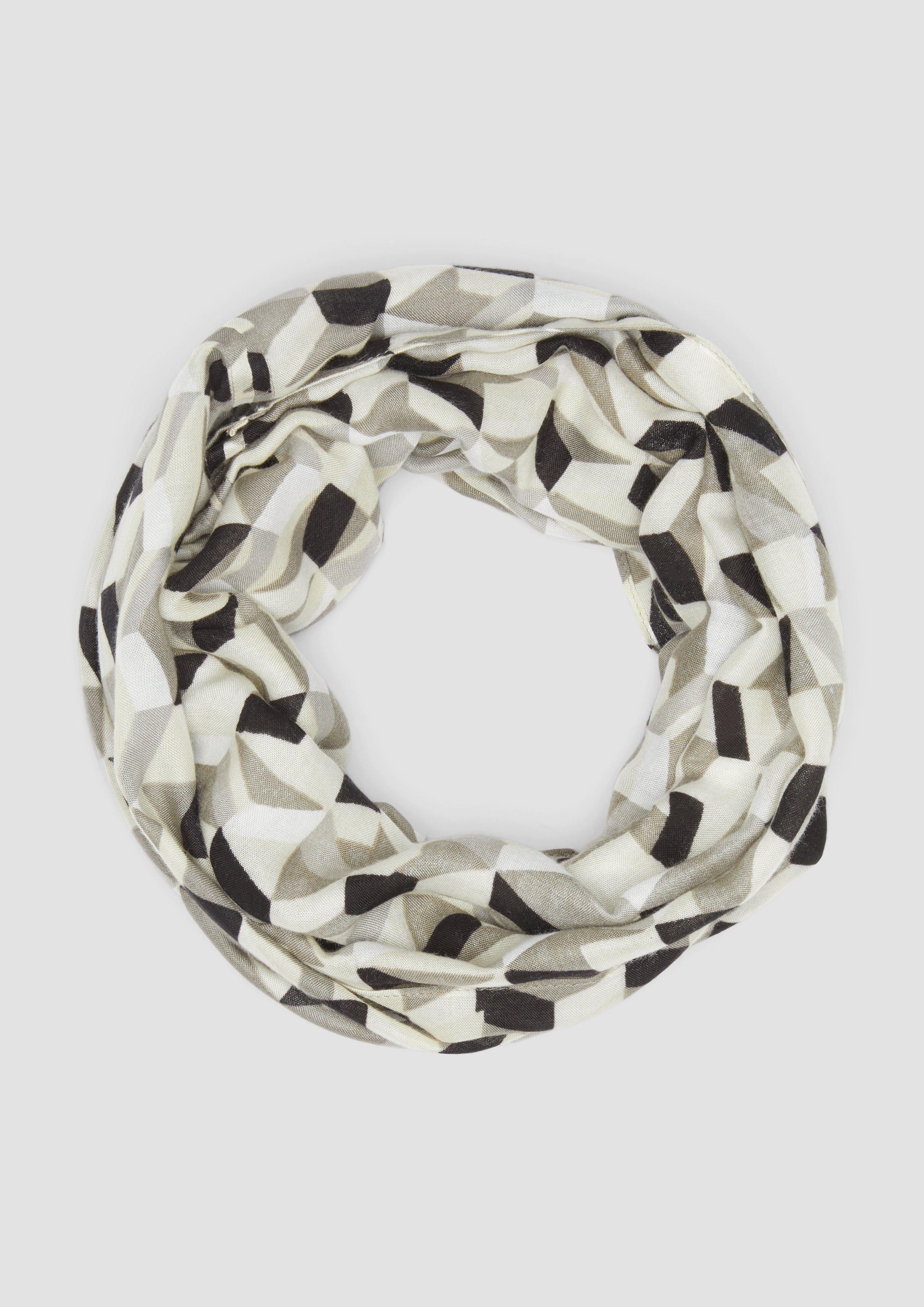 Halstuch Loop-Schal mit All-over-Grafikprint
