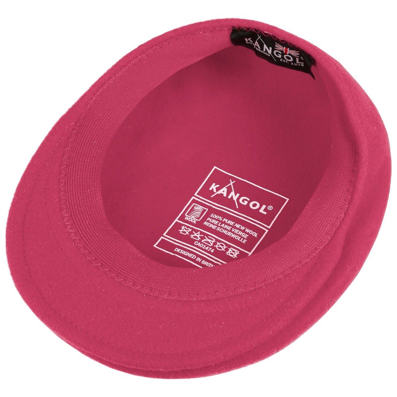 mit Kangol Schiebermütze Cap (1-St) pink Flat Schirm