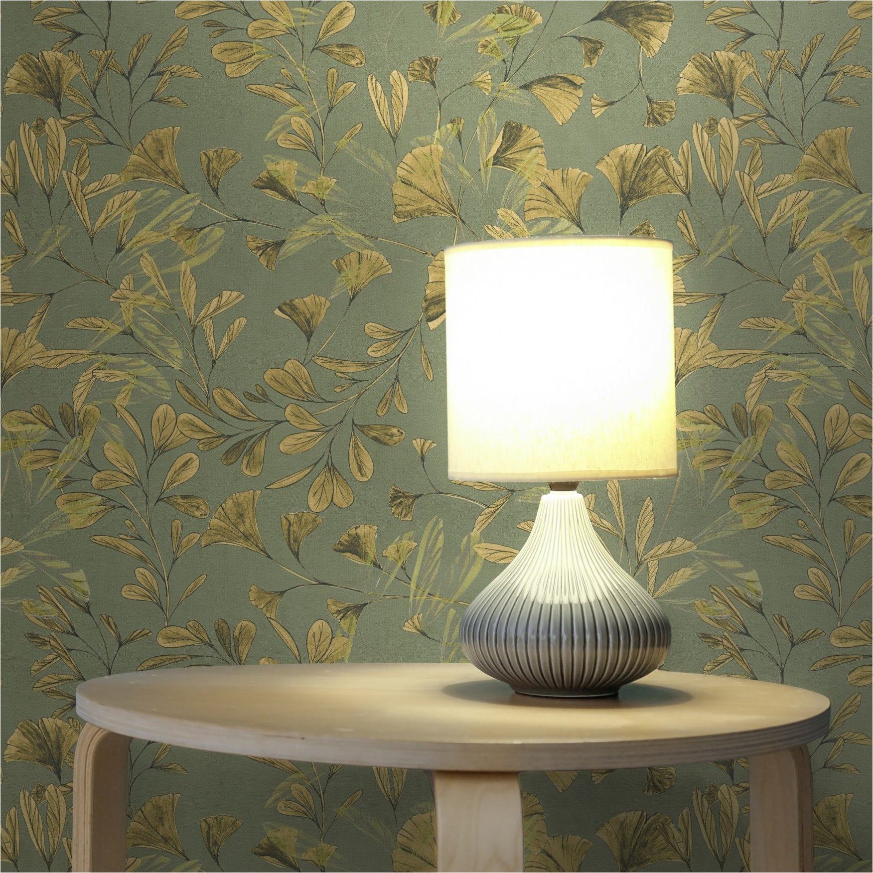Vliestapete TADESSI Floral M1-No.12021 Tapete Blätterranke Braun Gelb