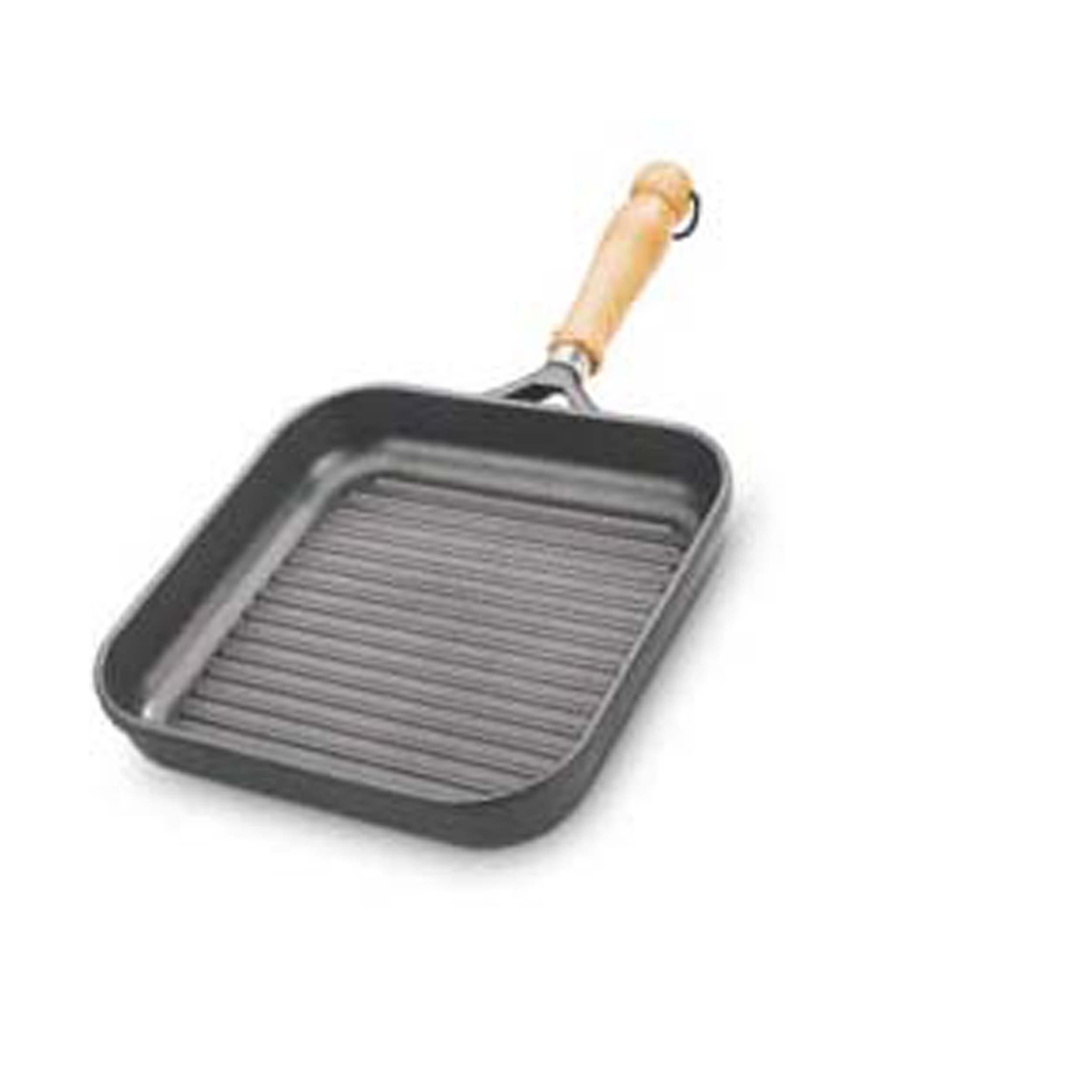 Berndes Grillpfanne Pfanne Steakpfanne 28 x 28 cm Bonanza, Aluminiumguss, NICHT Induktionsgeeignet