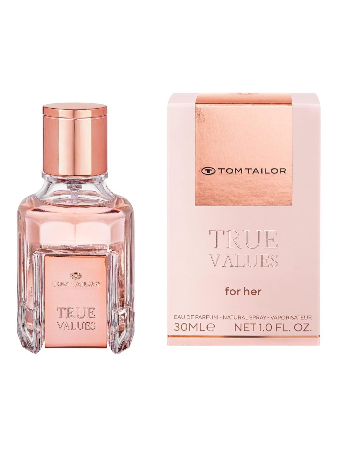 TOM TAILOR Duft-Set True Values For Her Eau de Parfum Doppelpack 2 × 30 ml, 2-tlg., Doppelpack mit 2 × 30 ml für Alltag und Reisen