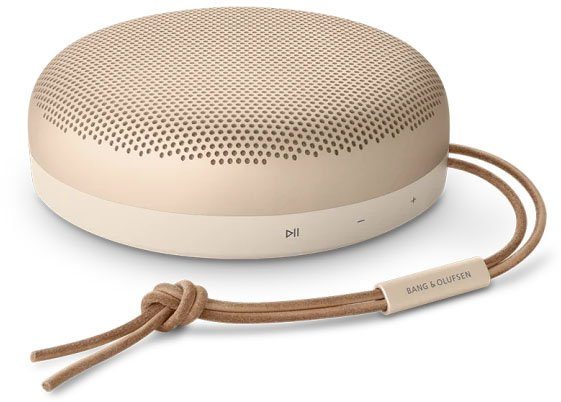 Bang & Olufsen BEOSOUND A1 2ND GEN Wasserdichter Bluetooth-Lautsprecher (aptX Bluetooth) Gold Tone | Lautsprecher