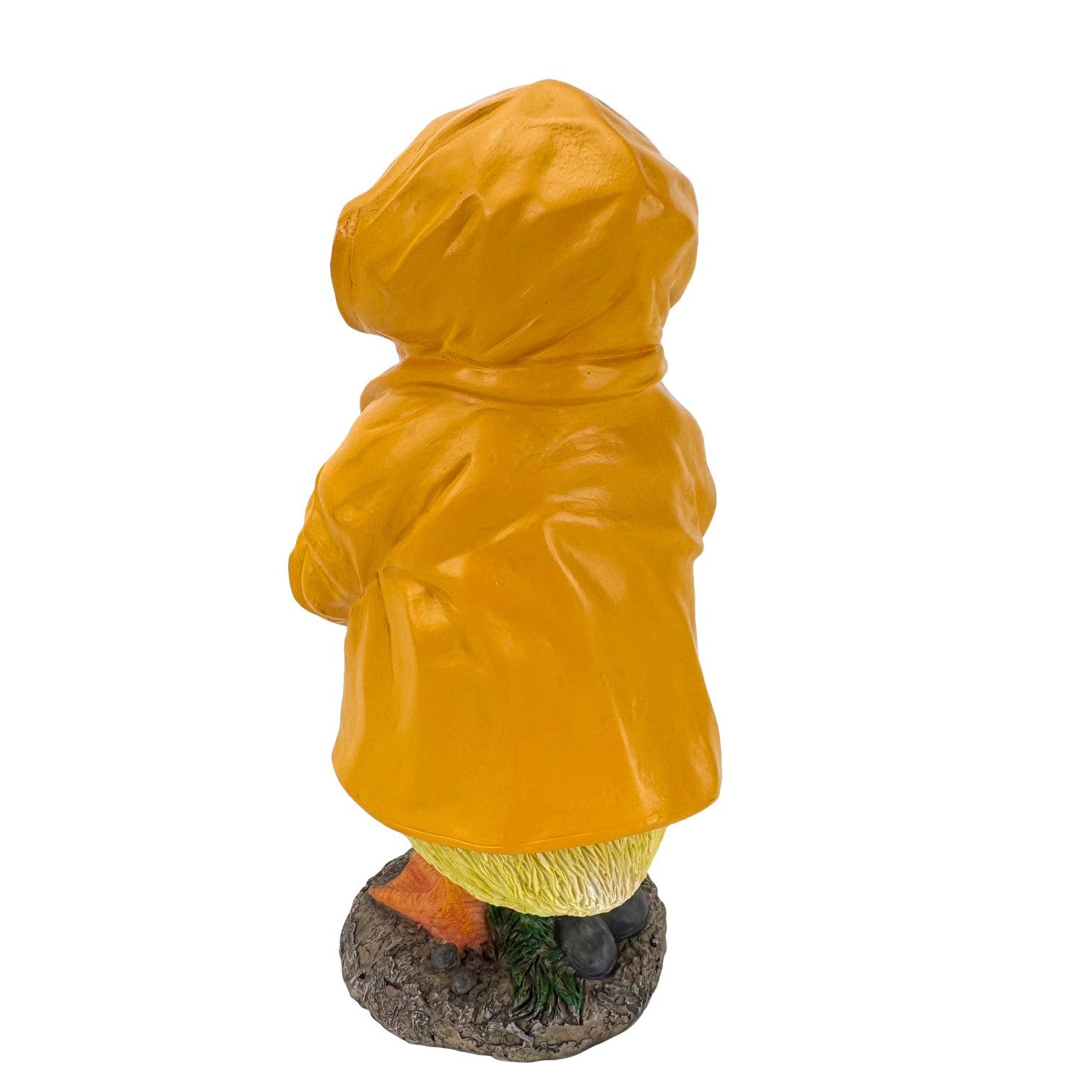 Online-Fuchs Gartenfigur für außen - süße Ente im Regenmantel - Teichdekoration, Figuren, (Ente im Regenmantel), aus Kunstharz (Polyresin) gefertigt - für den I – Bild 4 von 5