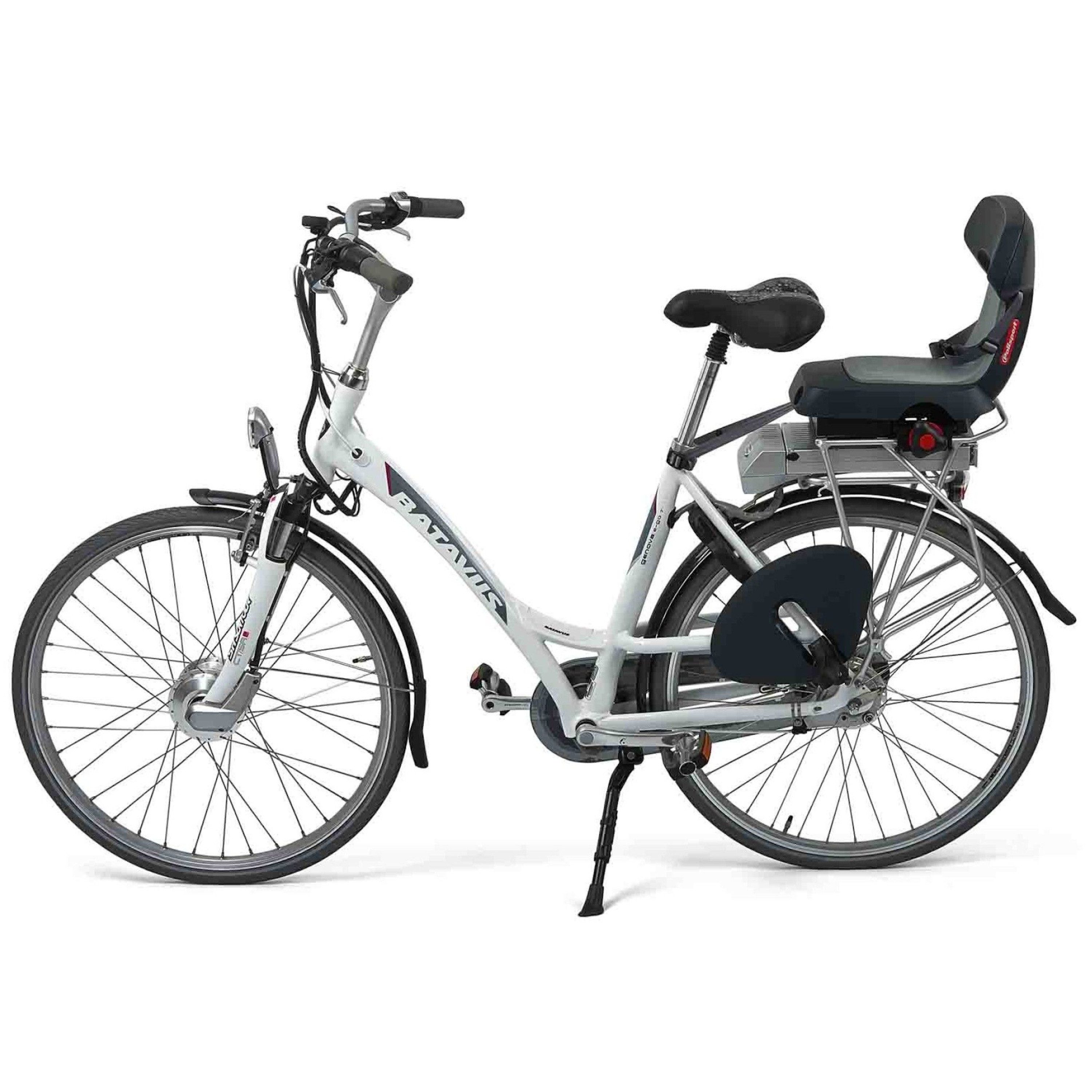 Polisport Fahrradkindersitz Guppy Junior 75102038, bis 35 kg, E-Bike geeignet