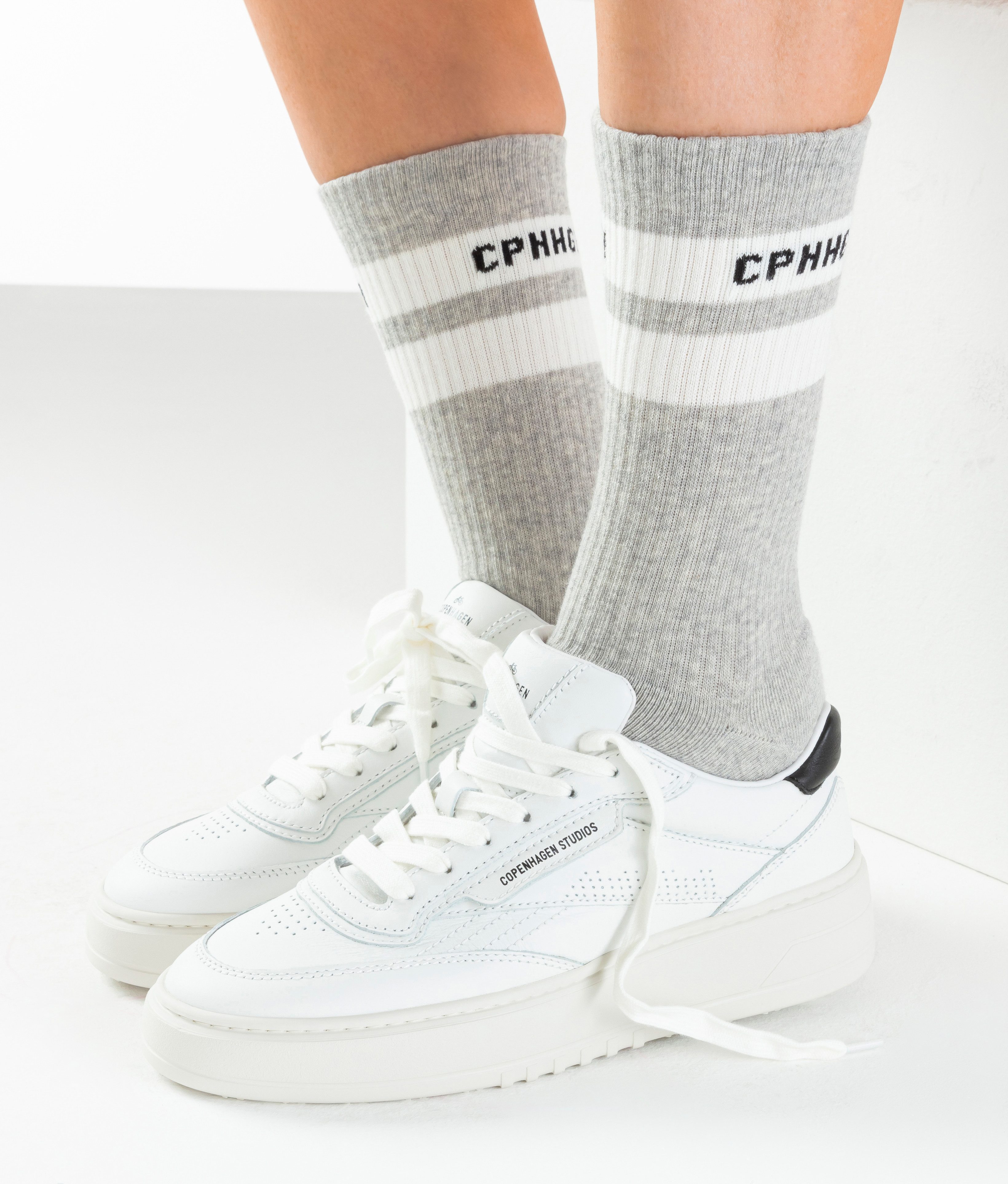 Copenhagen Studios Tennissocken (Packung, 3-Paar) mit Streifendesign und Vollfrottee