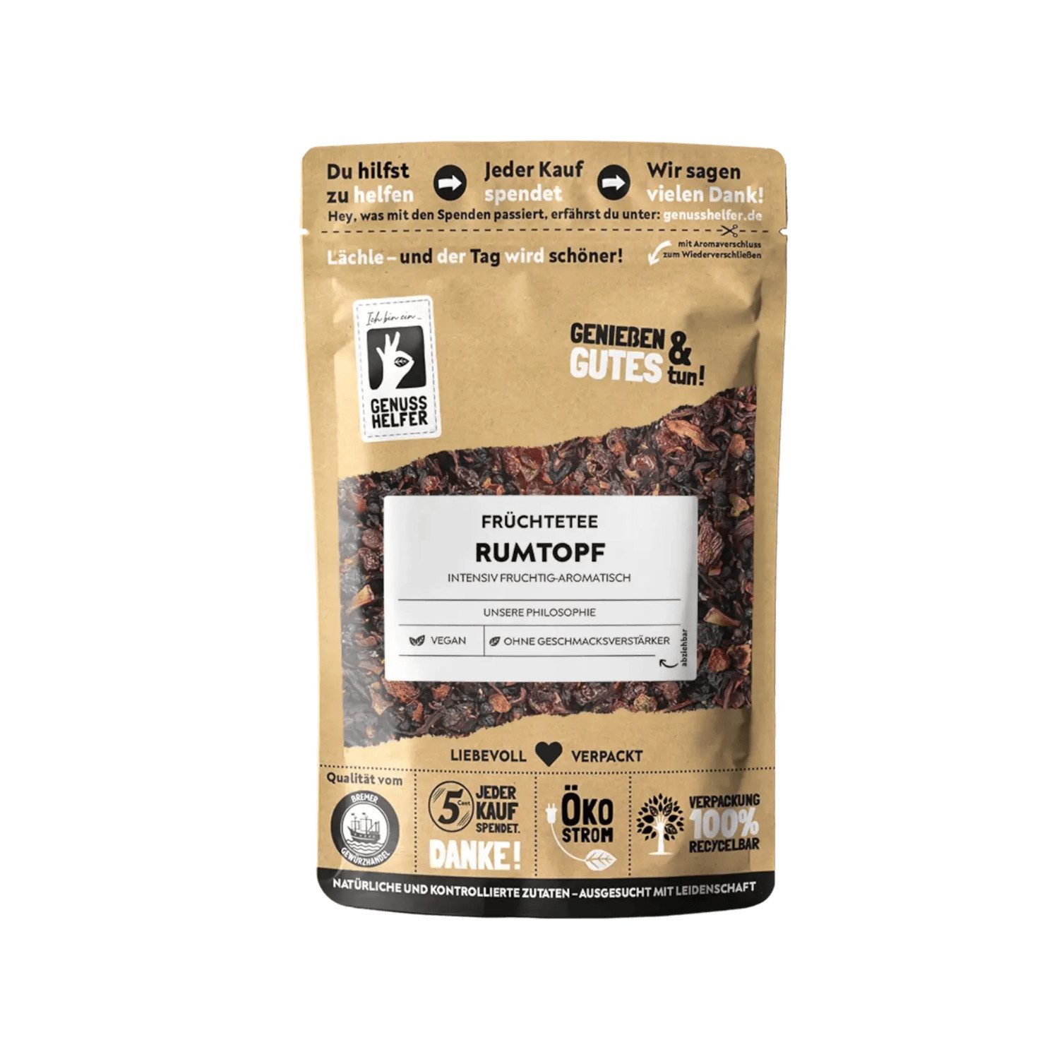 Bremer Gewürzhandel Tee Rumtopf Tee, Früchtetee, 100 g