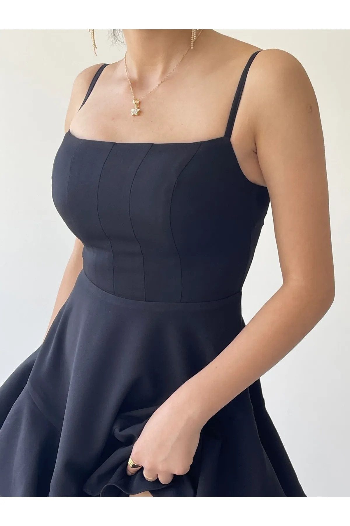 WOMAN VISION Minikleid Kleid mit dünnen Trägern – Bild 2 von 5