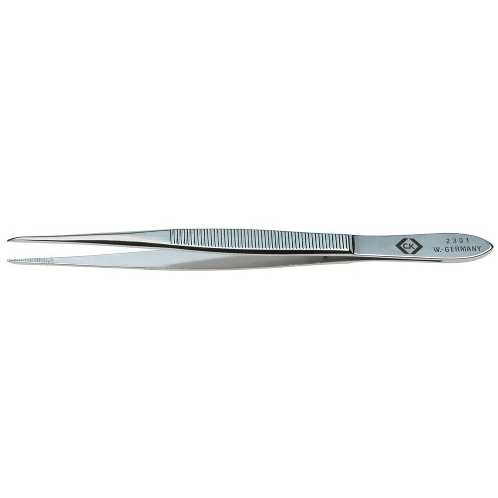 C.K Pinzette C.K T2301 Präzisionspinzette Stumpf, fein 115 mm