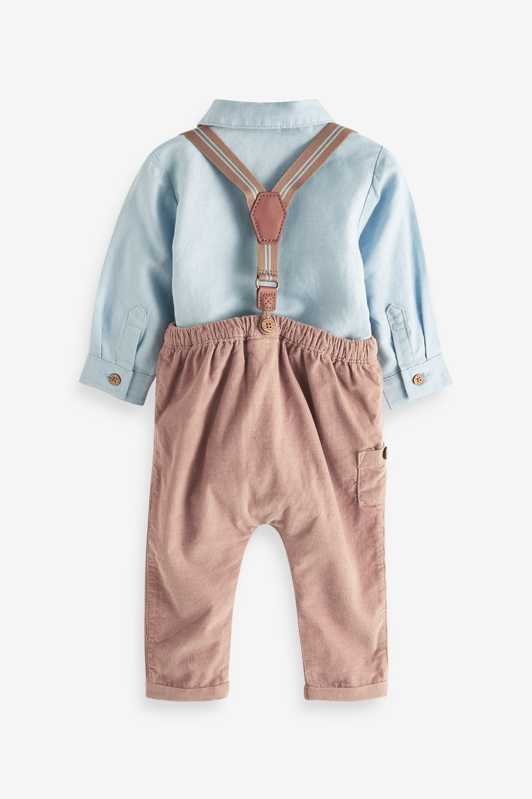 Next Body & Hose »Babyset: Hemd-Body, Fliege, Hose und Hosenträger« (4-tlg)  online kaufen | OTTO
