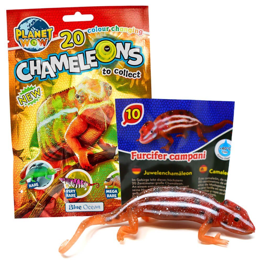 Blue Ocean Sammelfigur Blue Ocean Chamäleons Sammelfiguren 2024 - Planet Wow - Figur 10. (Set), Chamäleons - Figur 10. Juwelenchamäleon (Farbwechsel)