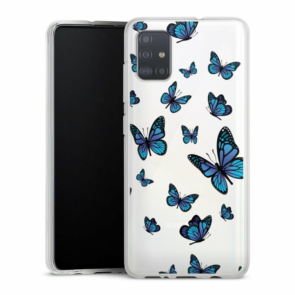 DeinDesign Handyhülle »Butterfly Pattern Transparent« Samsung Galaxy A51,  Silikon Hülle, Bumper Case, Handy Schutzhülle, Smartphone Cover  Schmetterling Muster transparent online kaufen | OTTO