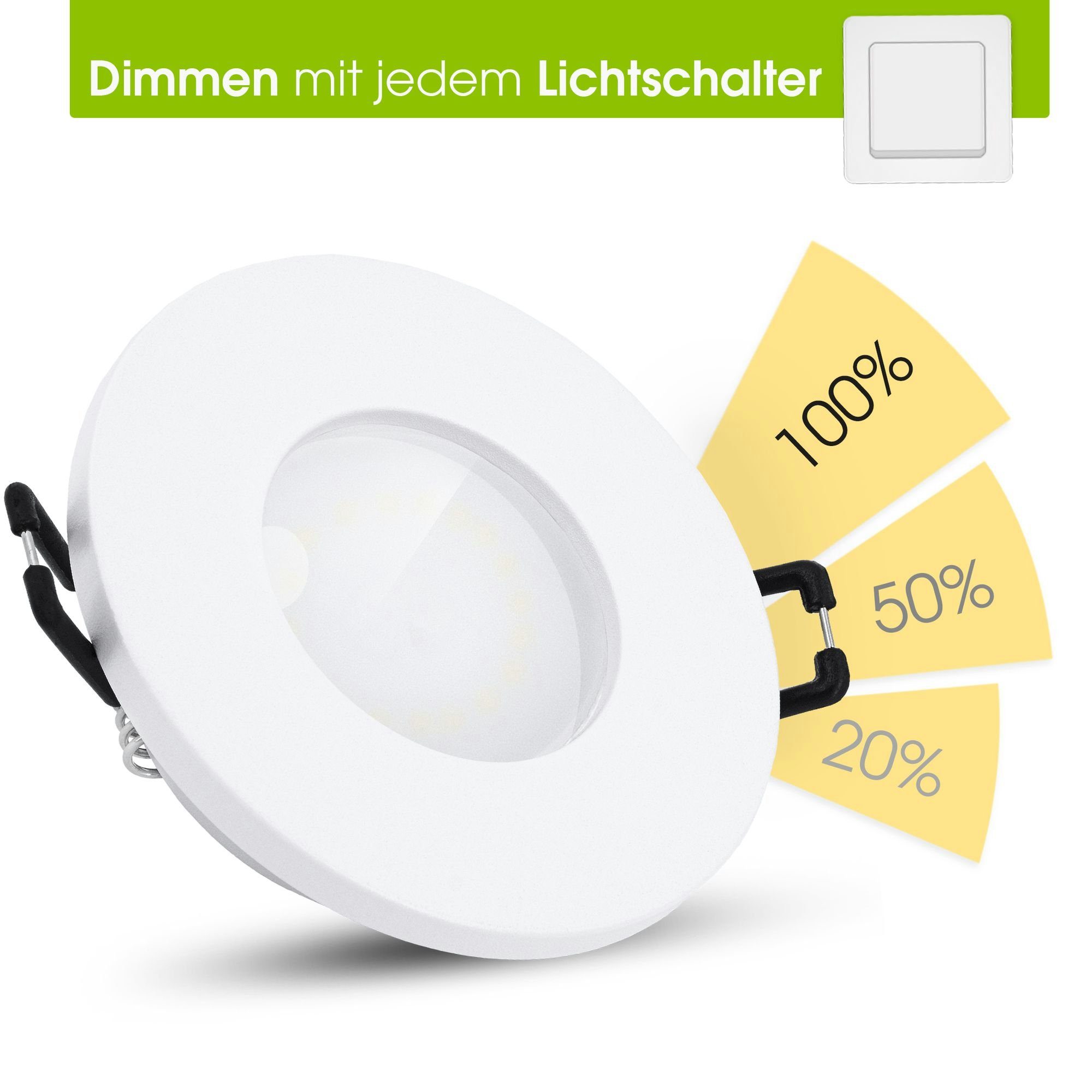 linovum LED Einbaustrahler 10er Set fourSTEP günstig online kaufen