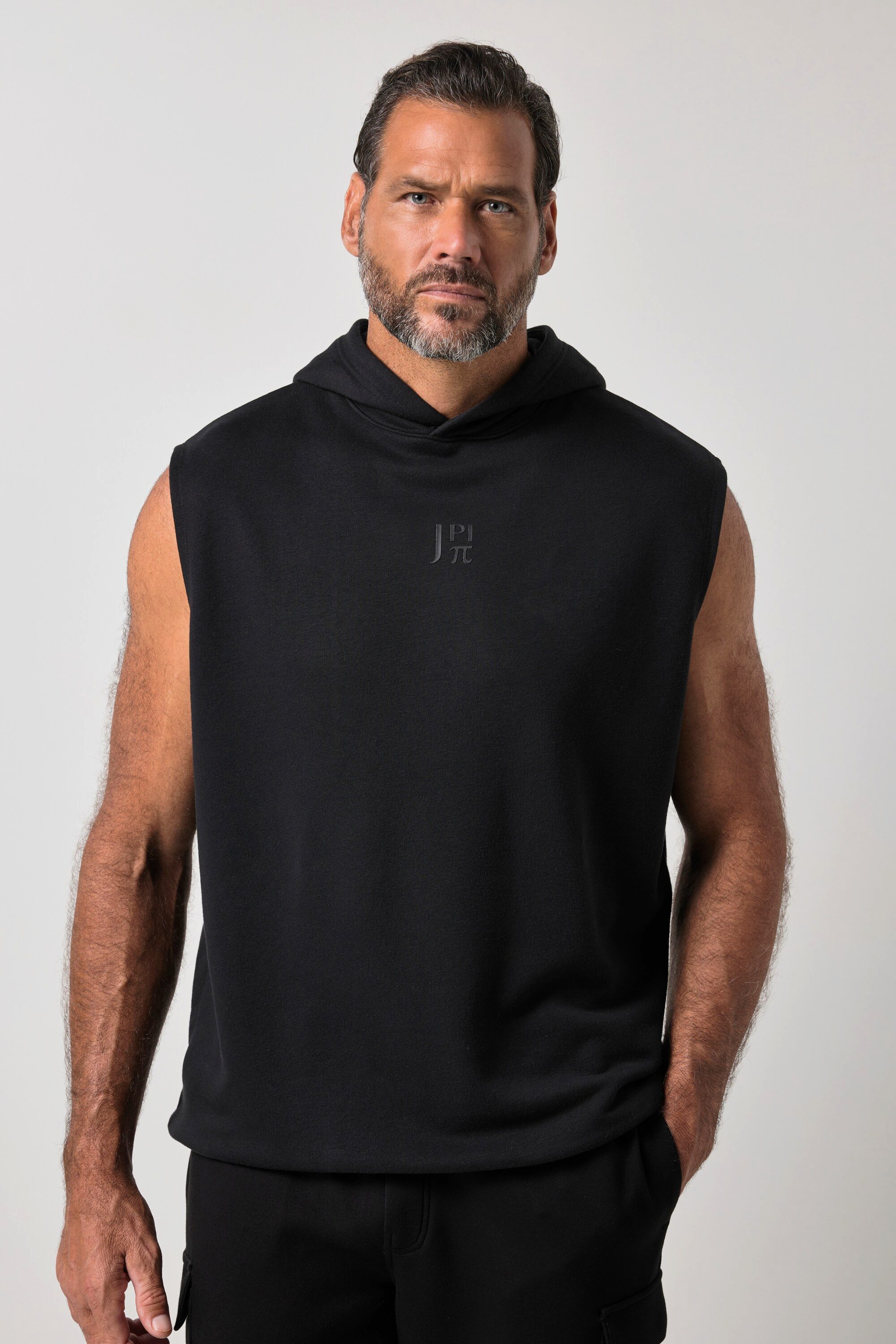 JP1880 Sweatshirt Hoodie Bauchfit Fitness ärmellos Kapuzensweater