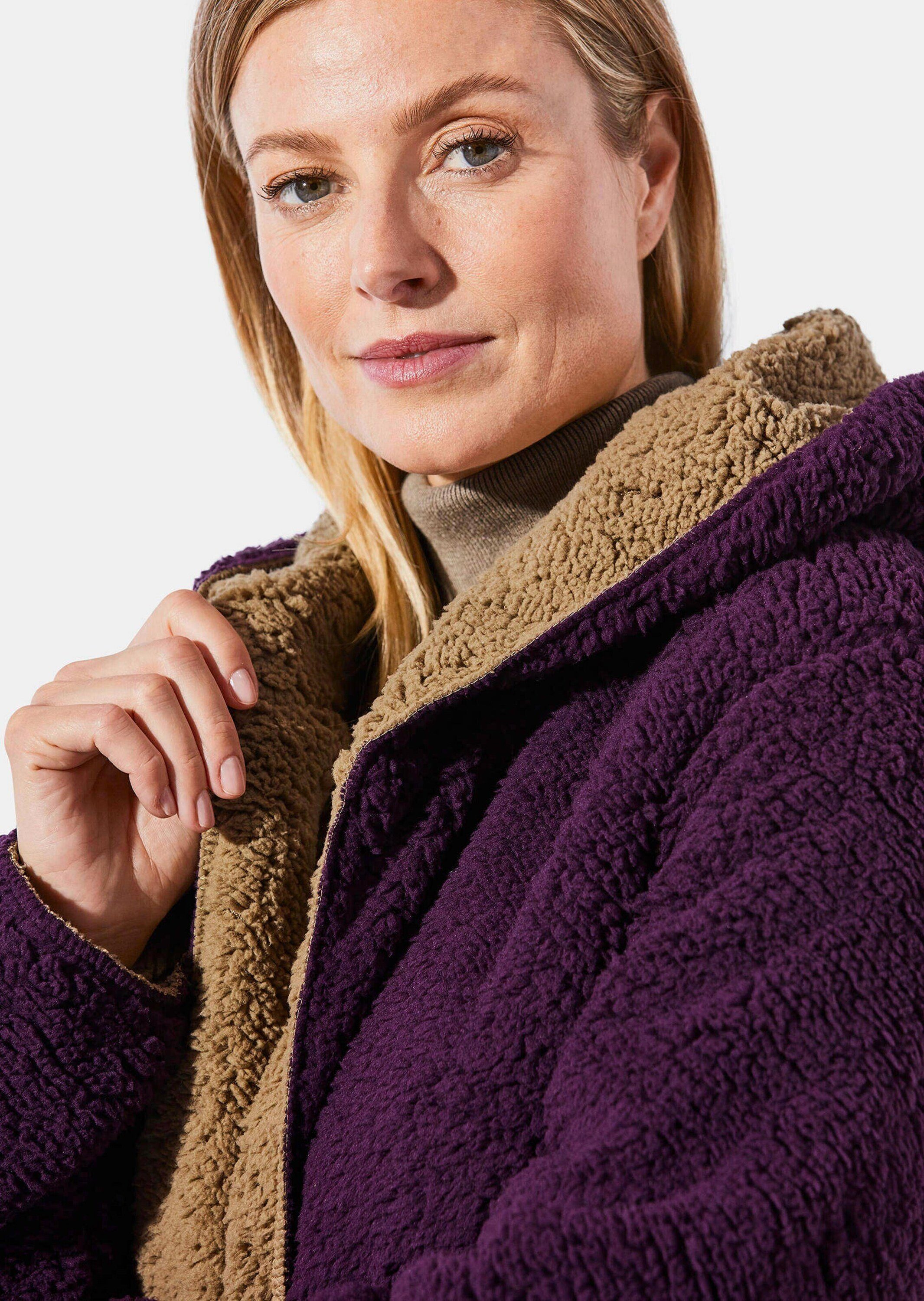 Weatherproof since 1948 Outdoorjacke Winterjacke mit Kapuze Zweiseitige Teddyjacke mit Taschen und Langarm