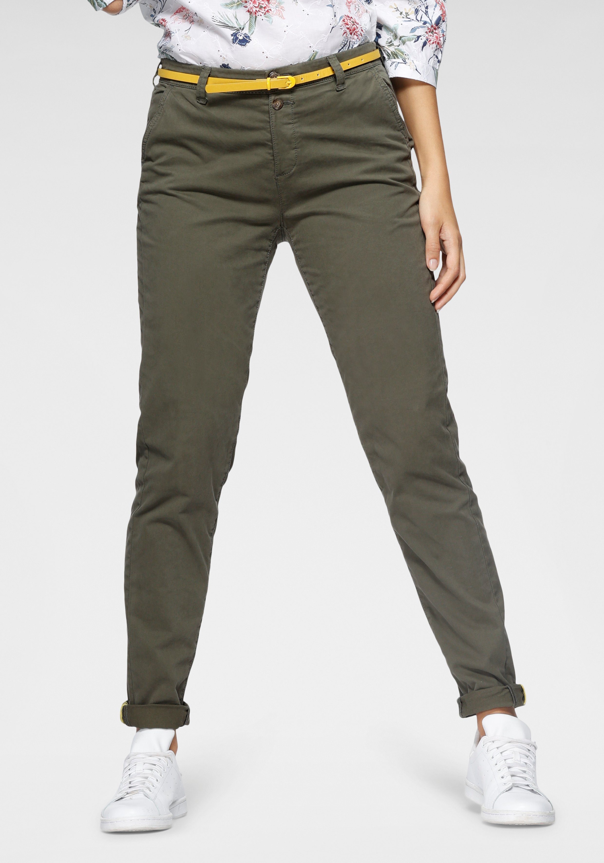 Grune Damen Chinos Online Kaufen Otto